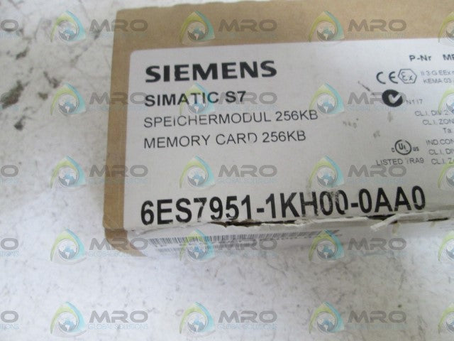 SIEMENS MEMORY CARD 6ES7951-1KH00-0AA0 *NEW IN BOX*
