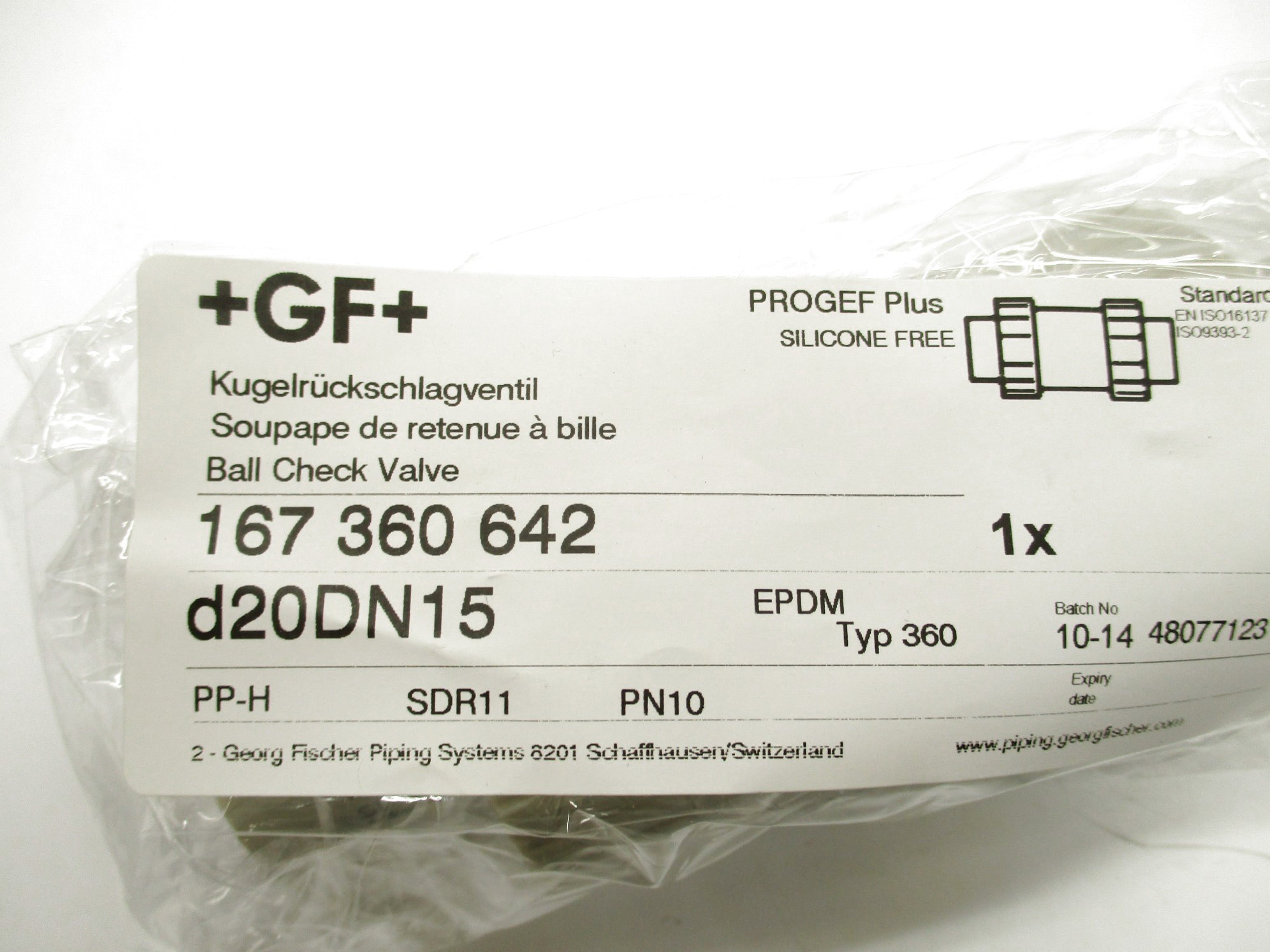 GEORGE FISCHER 167360642 D20DN15 NSMP