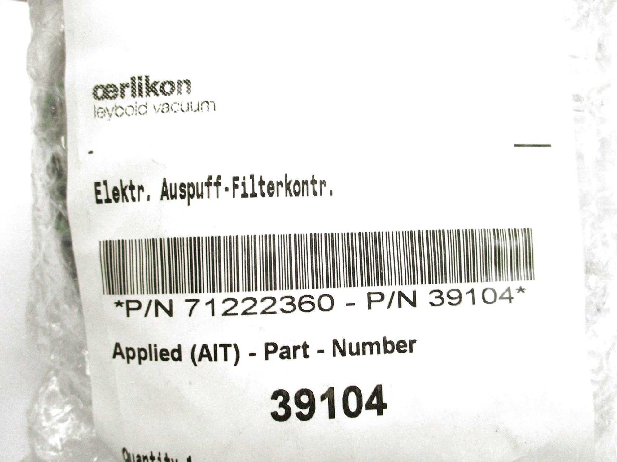 OERLIKON 71222360 NSMP