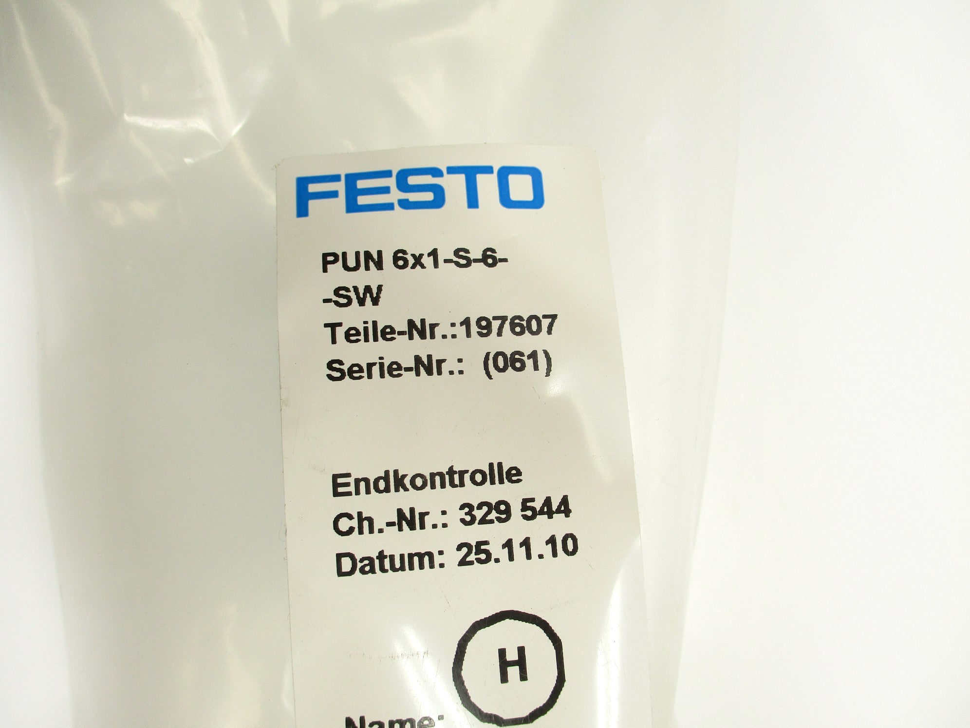 FESTO PUN6x1-S-6-SW NSMP