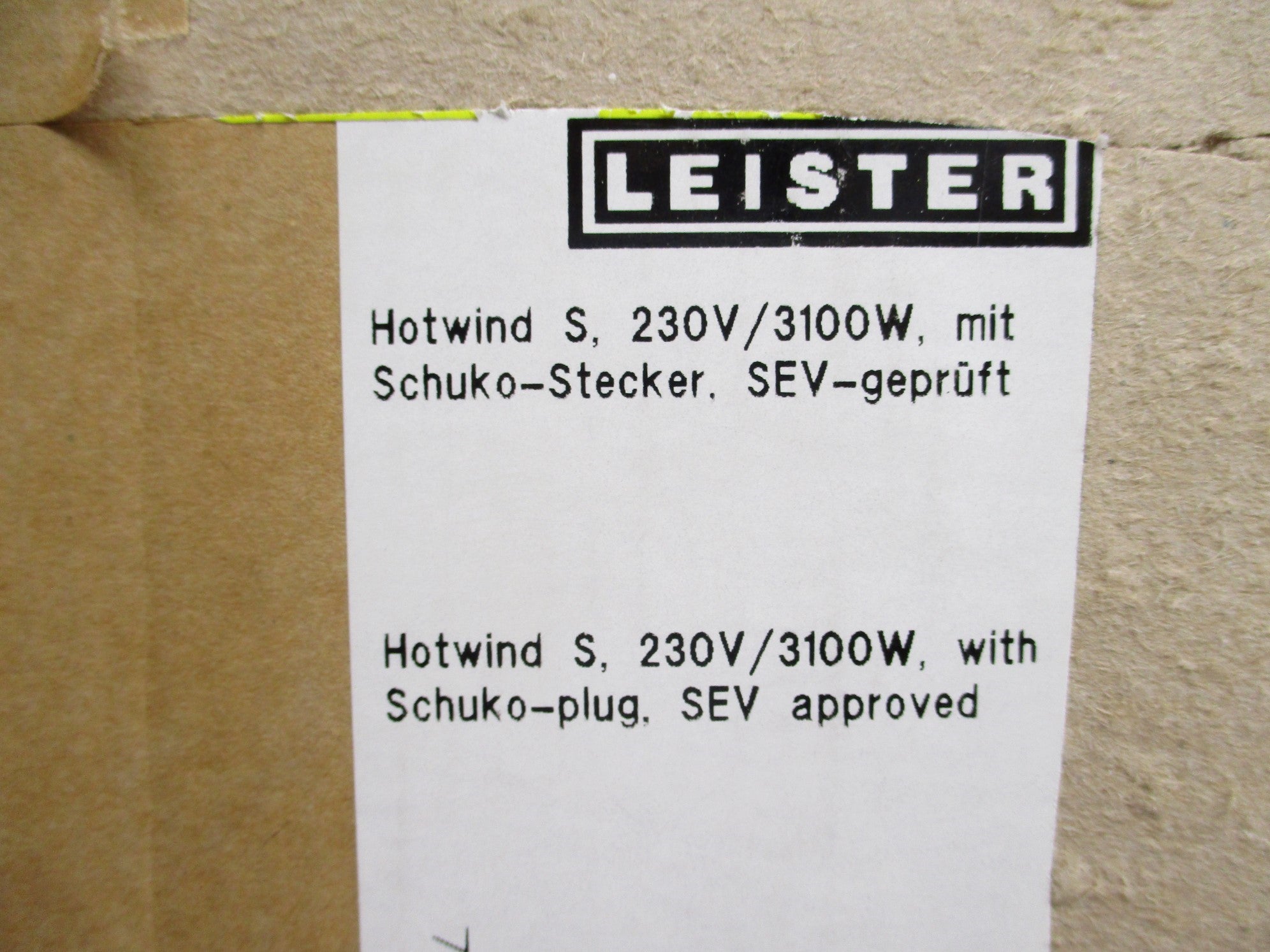 LEISTER HOTWIND-S NSMP