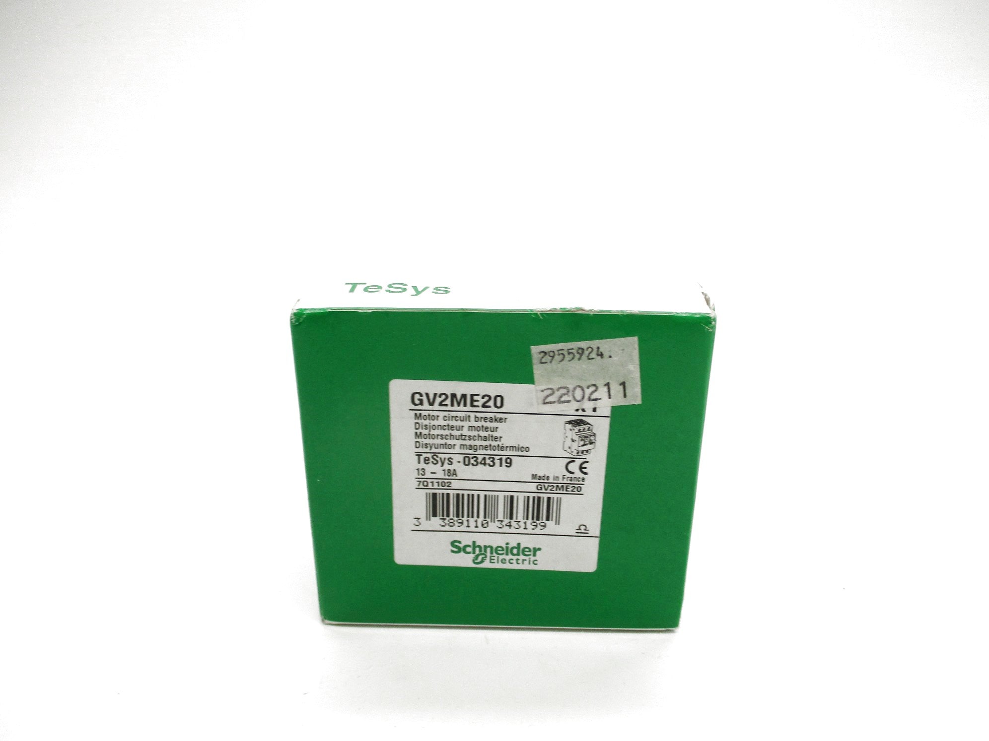 SCHNEIDER GV2ME20 13-18A NSFS