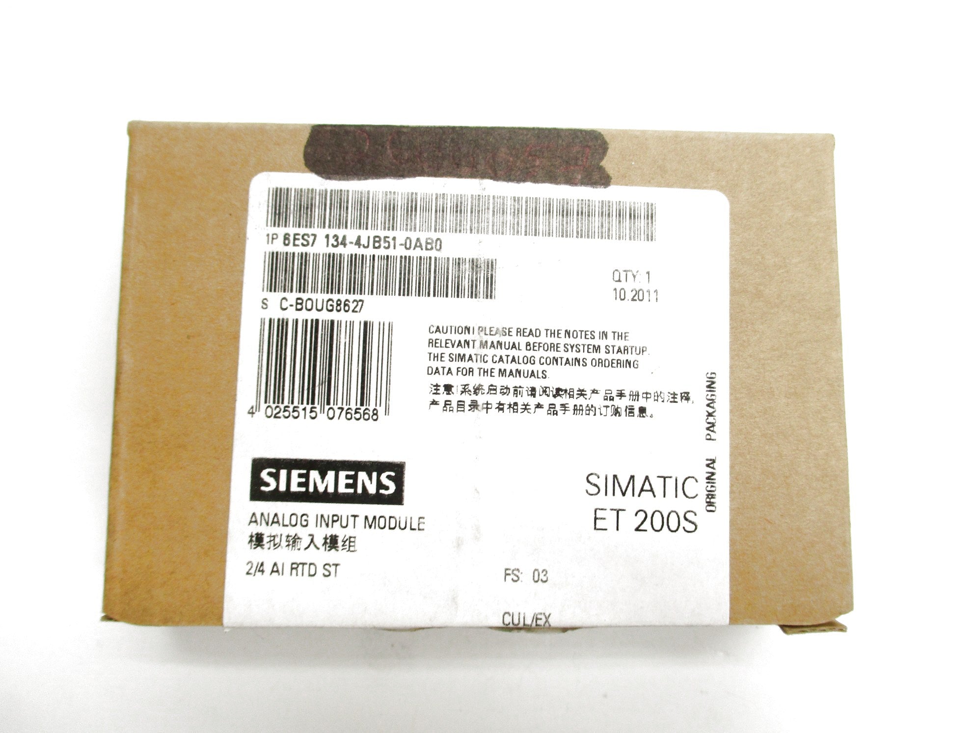 SIEMENS 6ES7134-4JB51-0AB0 NSMP