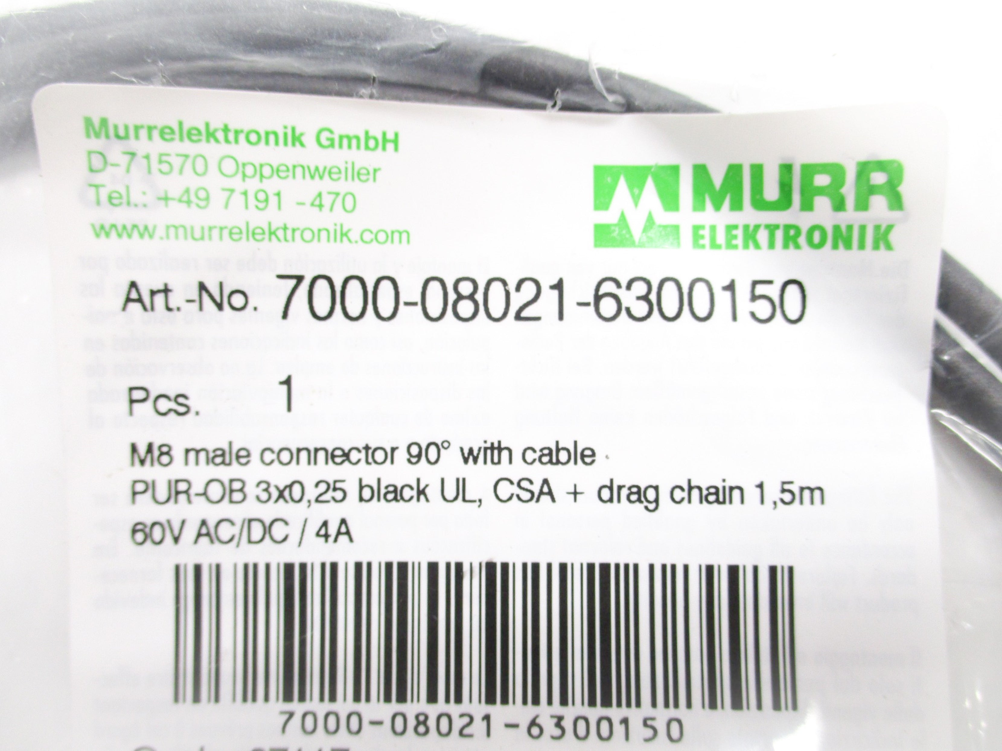 MURR ELEKTRONIK 7000-08021-6300150 NSMP