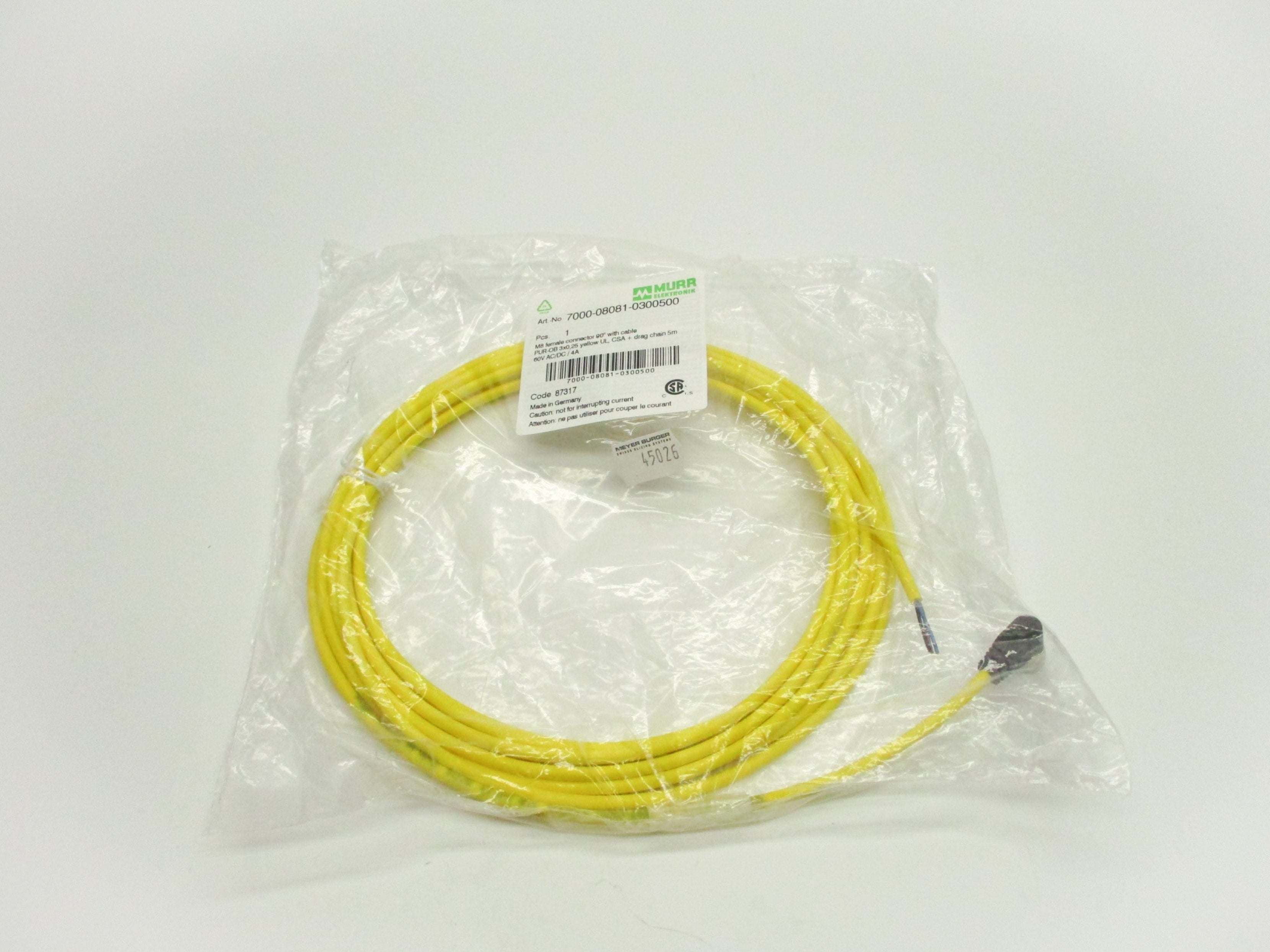 MURR ELEKTRONIK 7000-08081-0300500 NSMP
