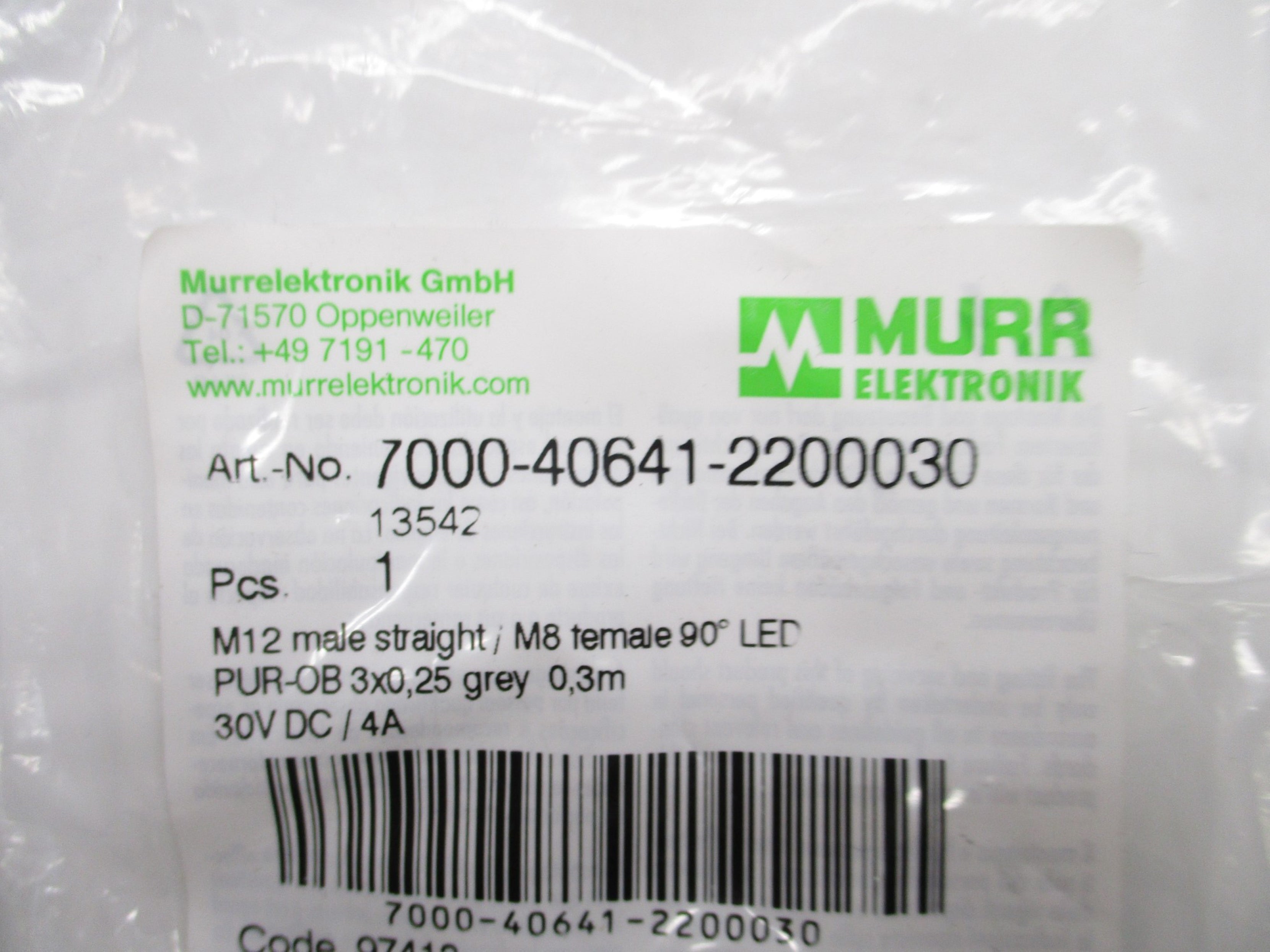 MURR ELEKTRONIK 7000-40641-2200030 NSMP