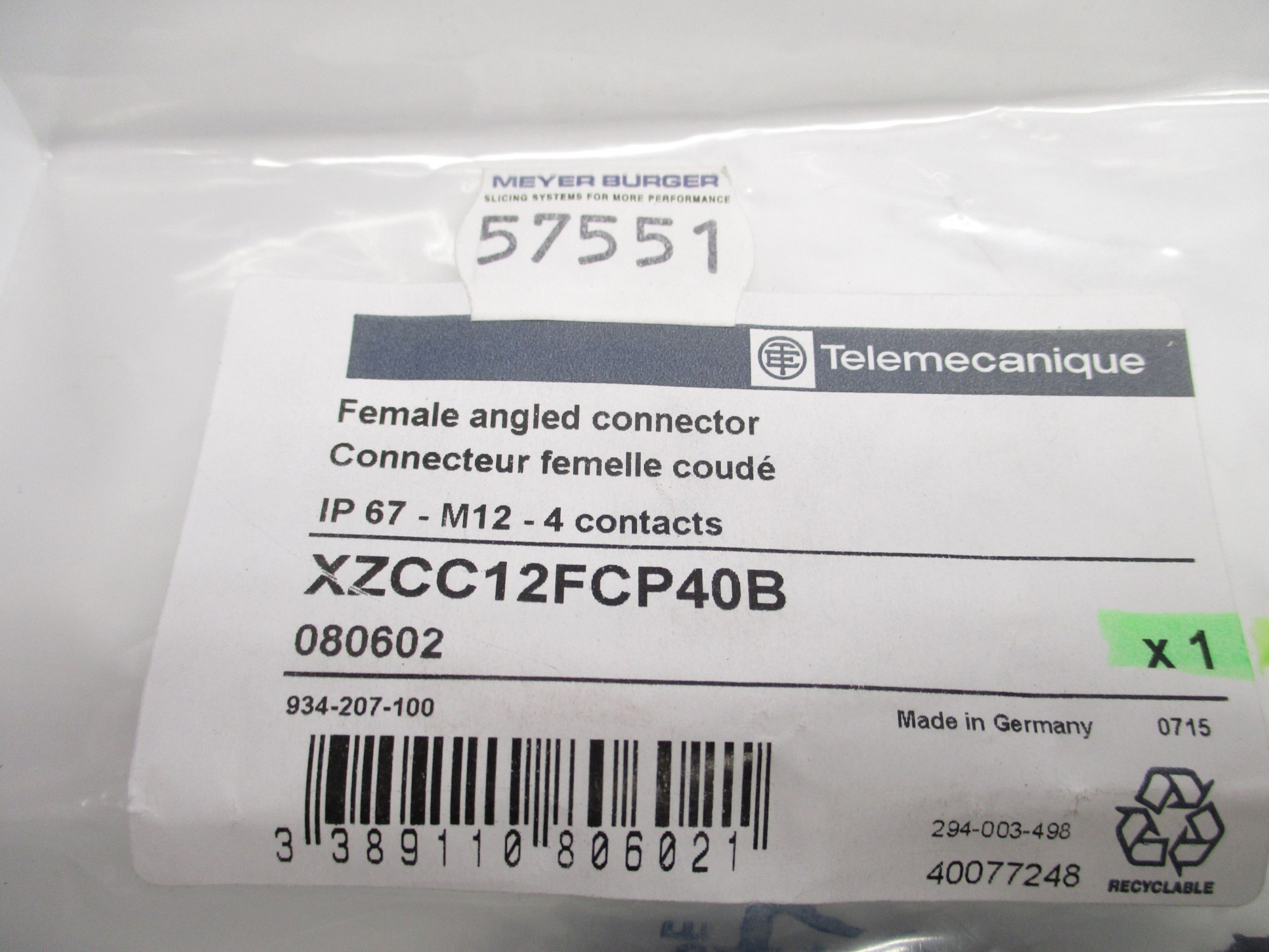 TELEMECANIQUE XZCC12FCP40B NSMP