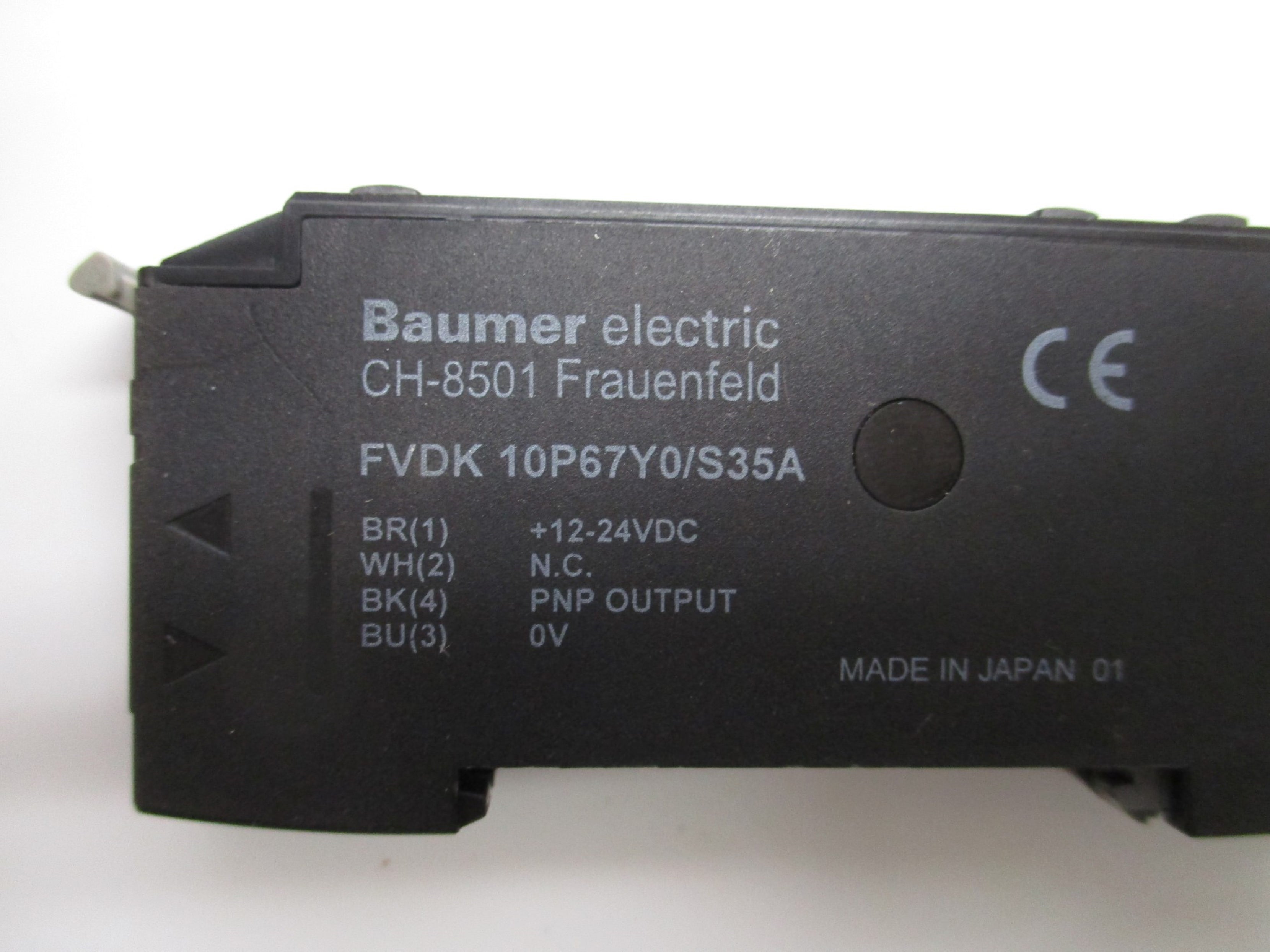 BAUMER ELECTRIC FVDK10P67Y0/S35A NSNP