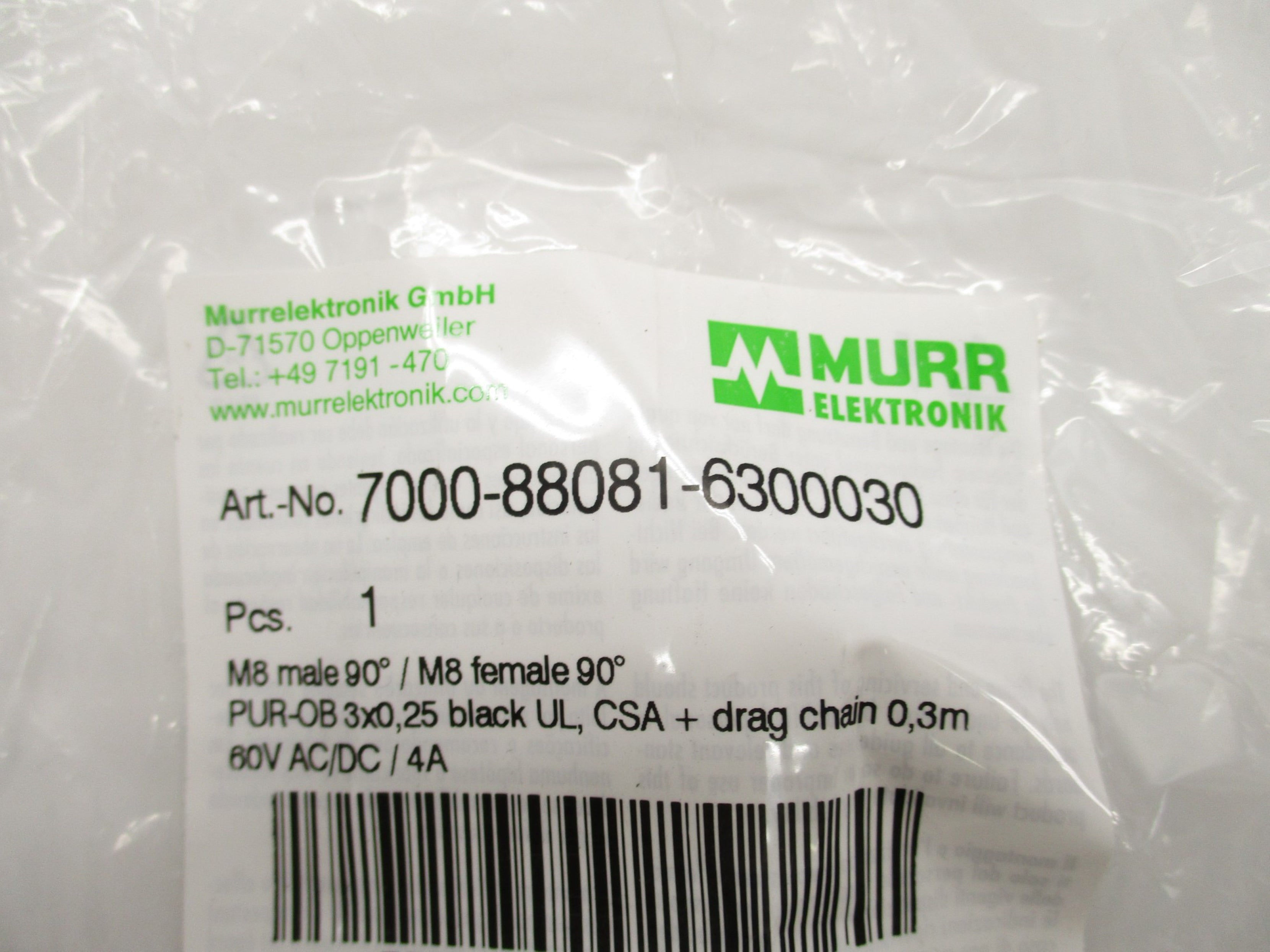 MURR ELEKTRONIK 7000-88081-6300030 NSMP
