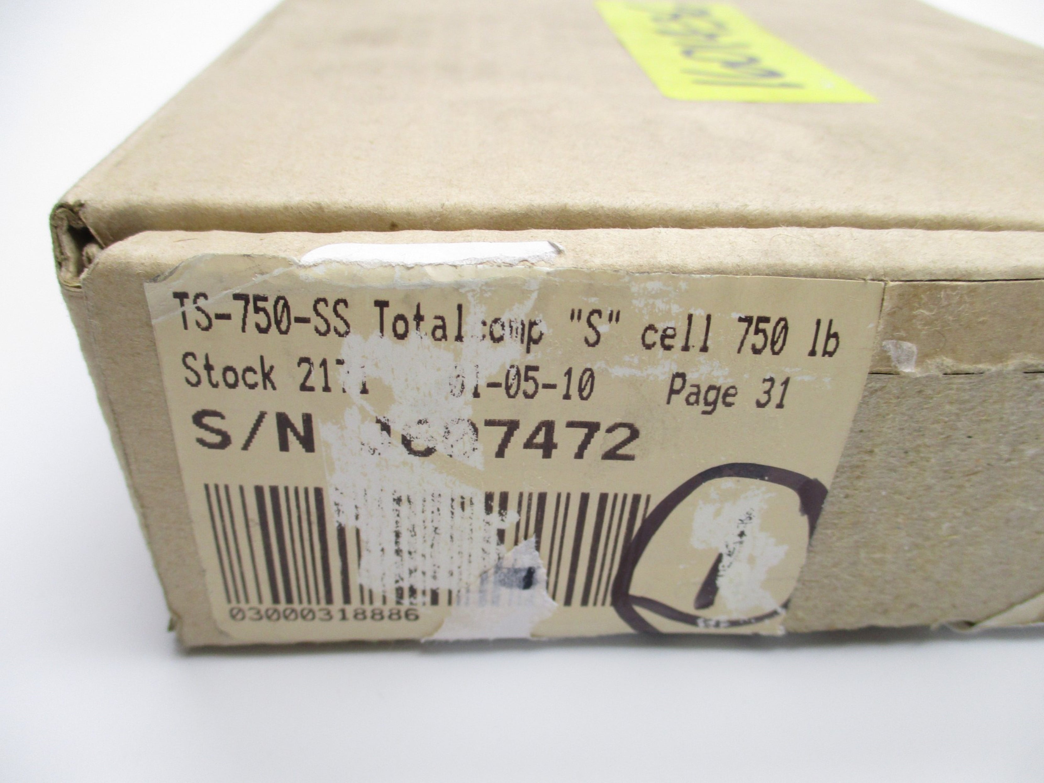 TOTALCOMP TS-750-SS (3.005mV/V) NSMP