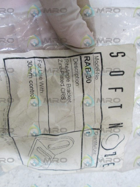 SOFTNOZE RITE ANGLE BRACKET RAB-30 *NEW IN BAG*