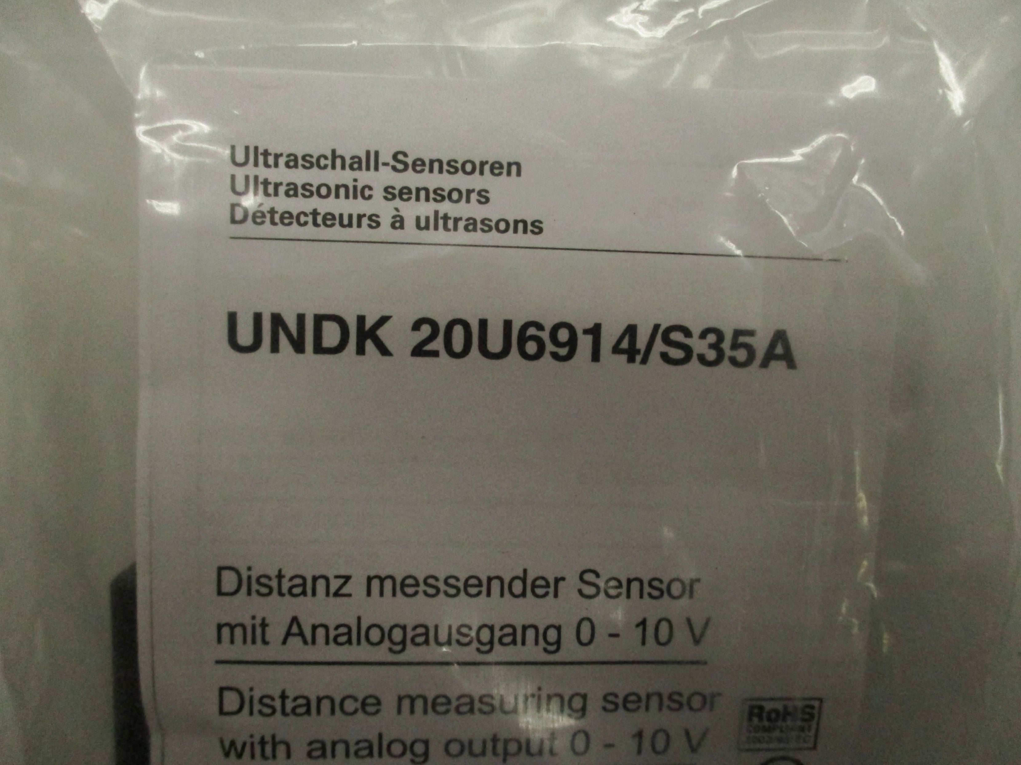 BAUMER ELECTRIC UNDK20U6914/S35A 0-10V NSMP