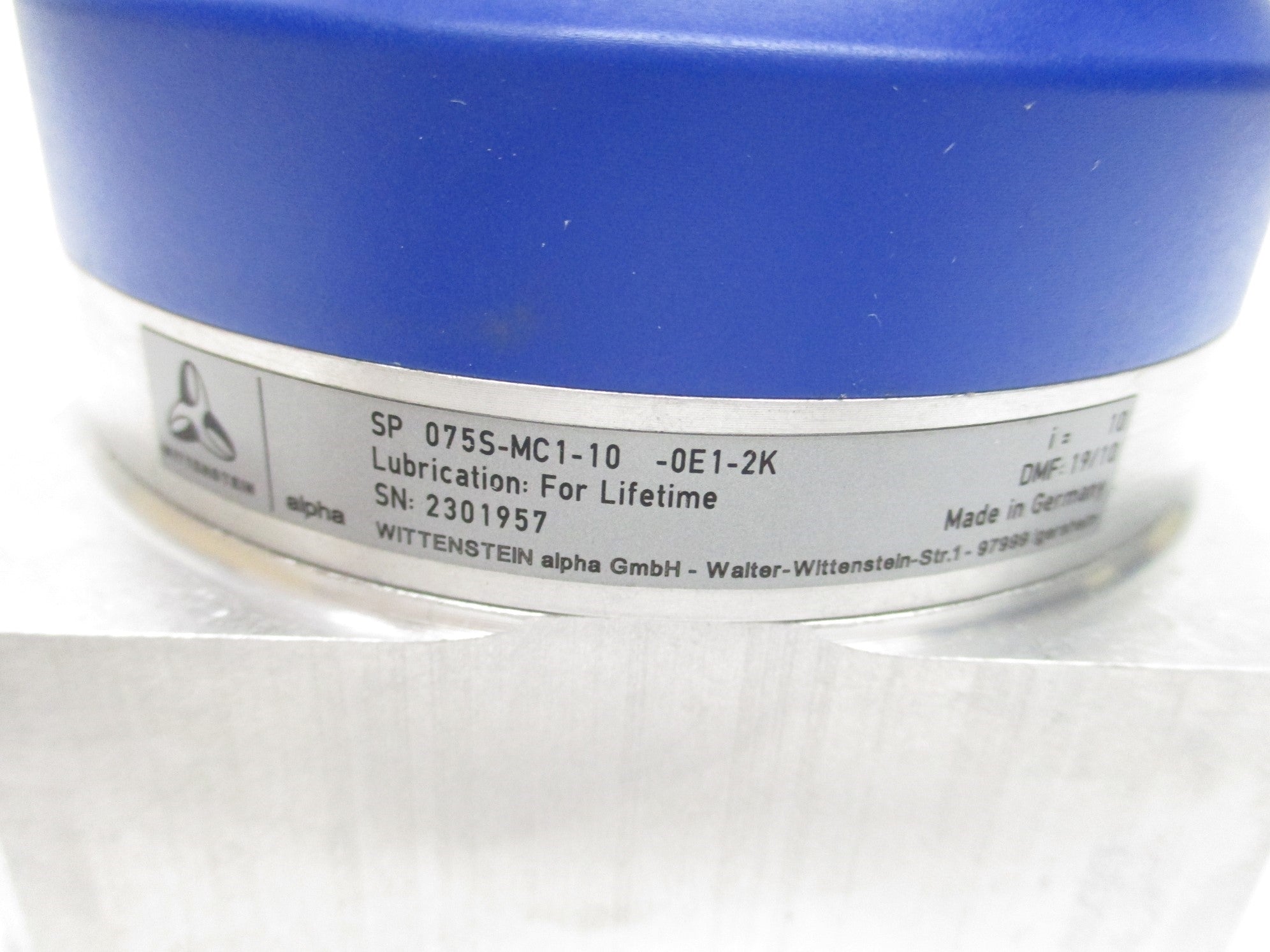 WITTENSTEIN SP075S-MC1-10-0E1-2K NSMP