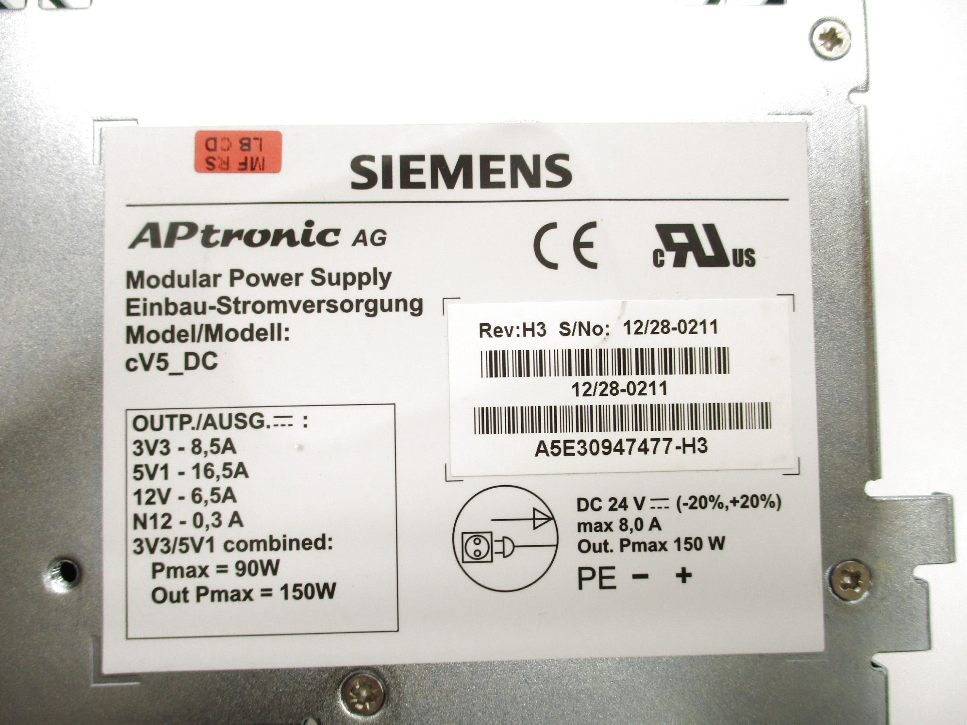 SIEMENS A5E30947477 24VDC NSMP
