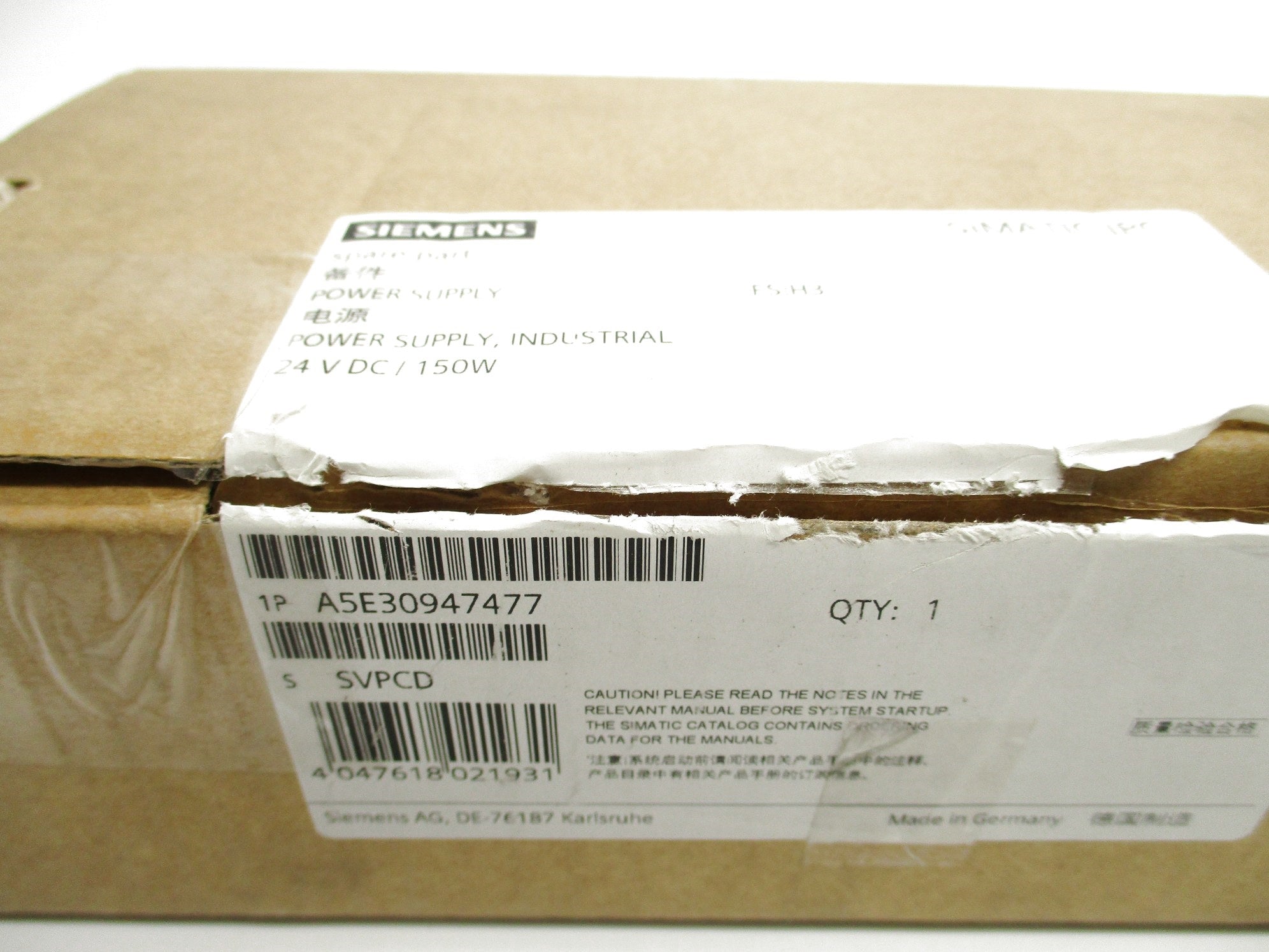 SIEMENS A5E30947477 24VDC NSMP