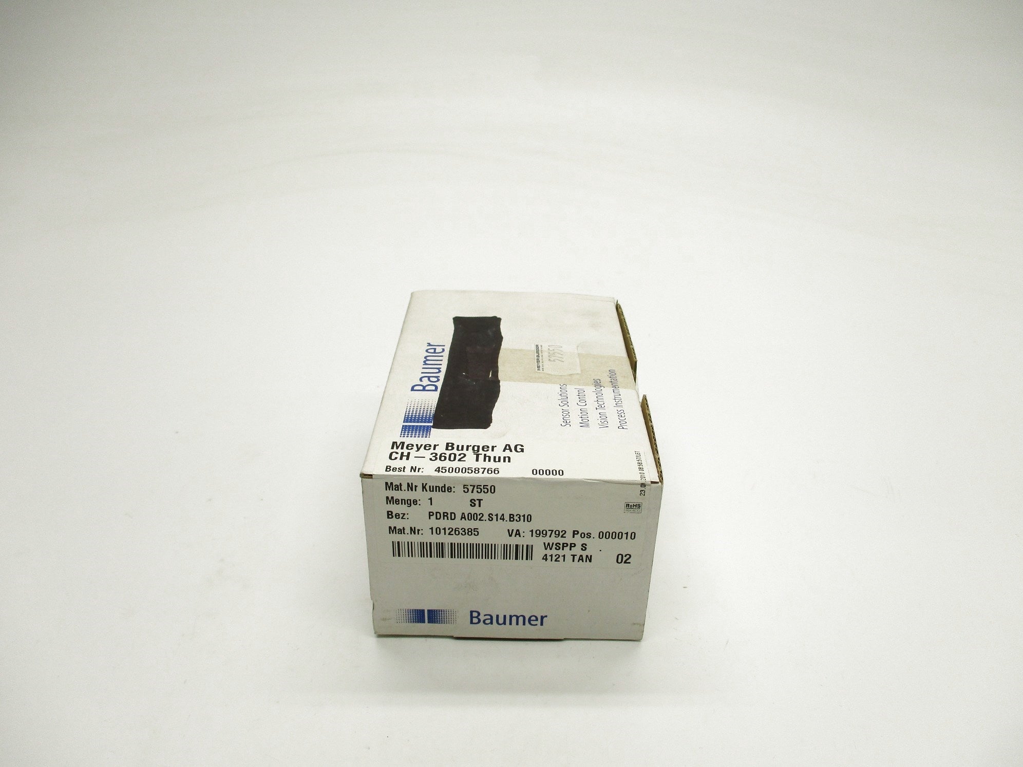 BAUMER ELECTRIC PDRDA002.S14.B310 NSFS