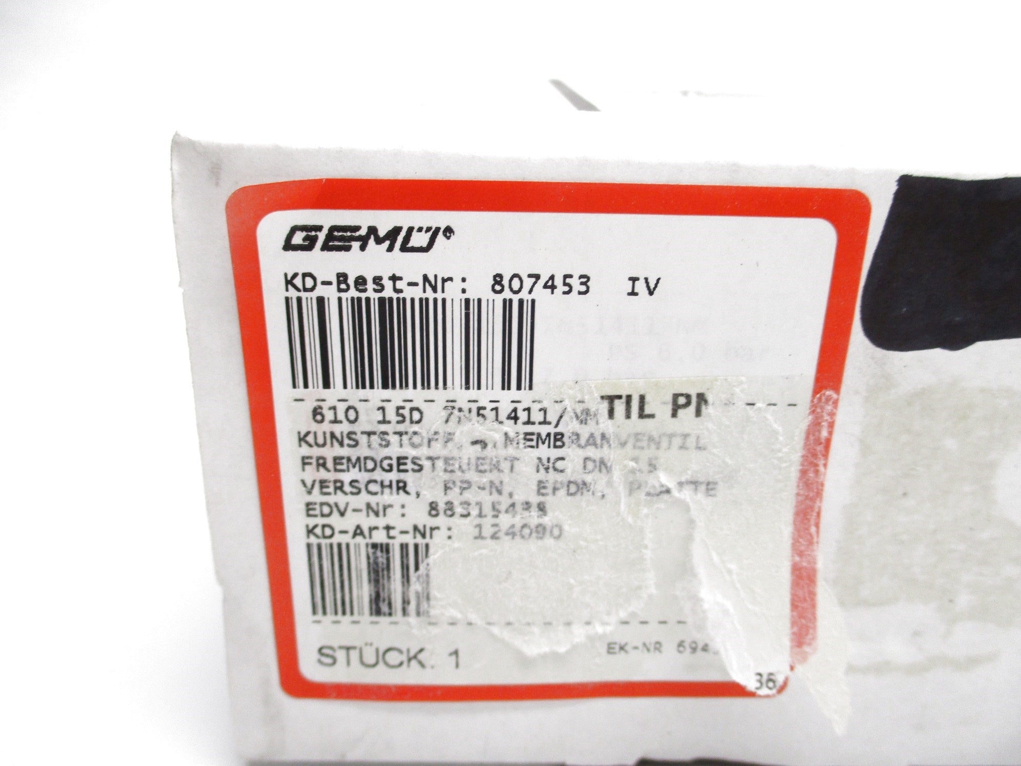 GEMU 61015D7N51411/NM 88315438 NSMP