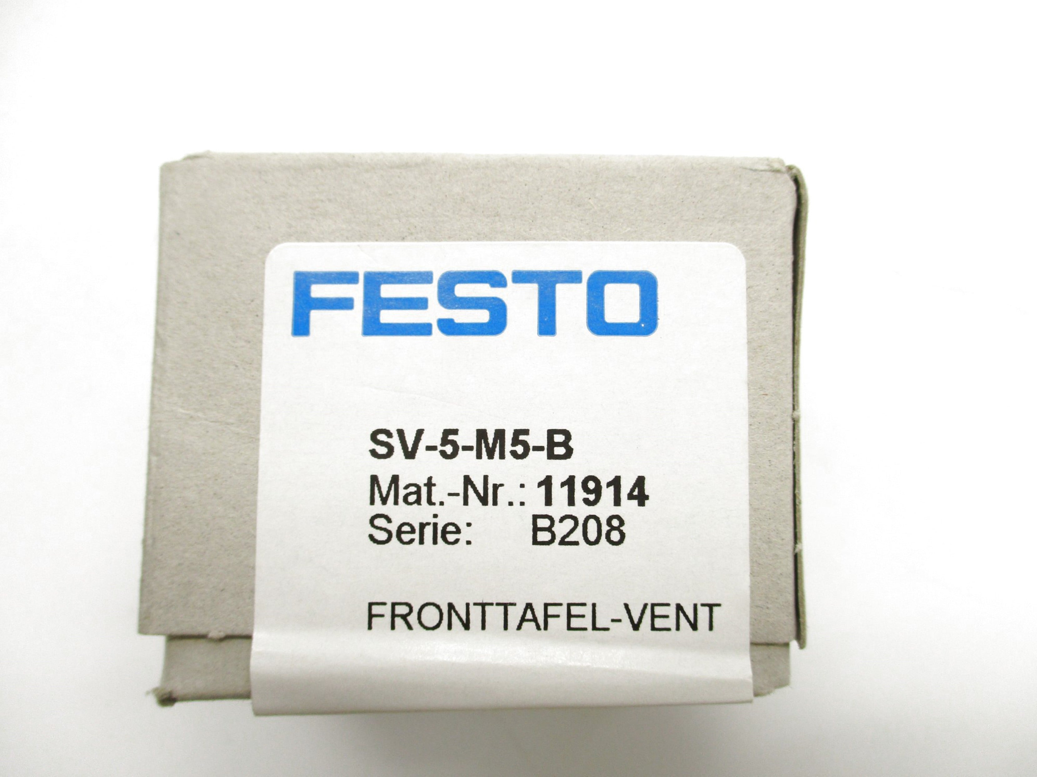 FESTO SV-5-M5-B 11914 NSFS