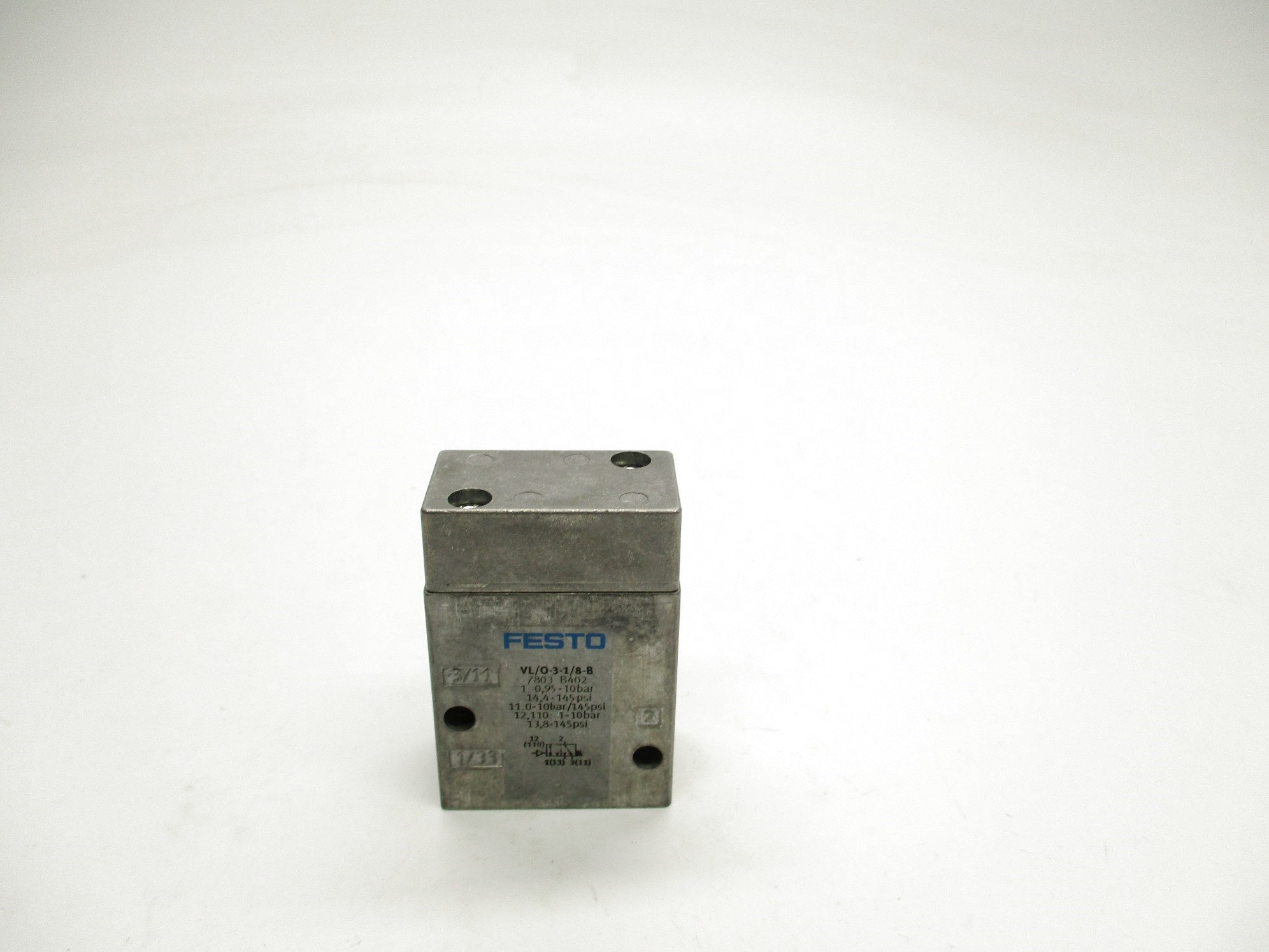 FESTO VL/O-3-1/8-B 7803 13.8-145PSI NSMP