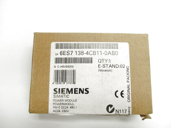 SIEMENS 6ES7138-4CB11-0AB0 24-230VAC NSMP