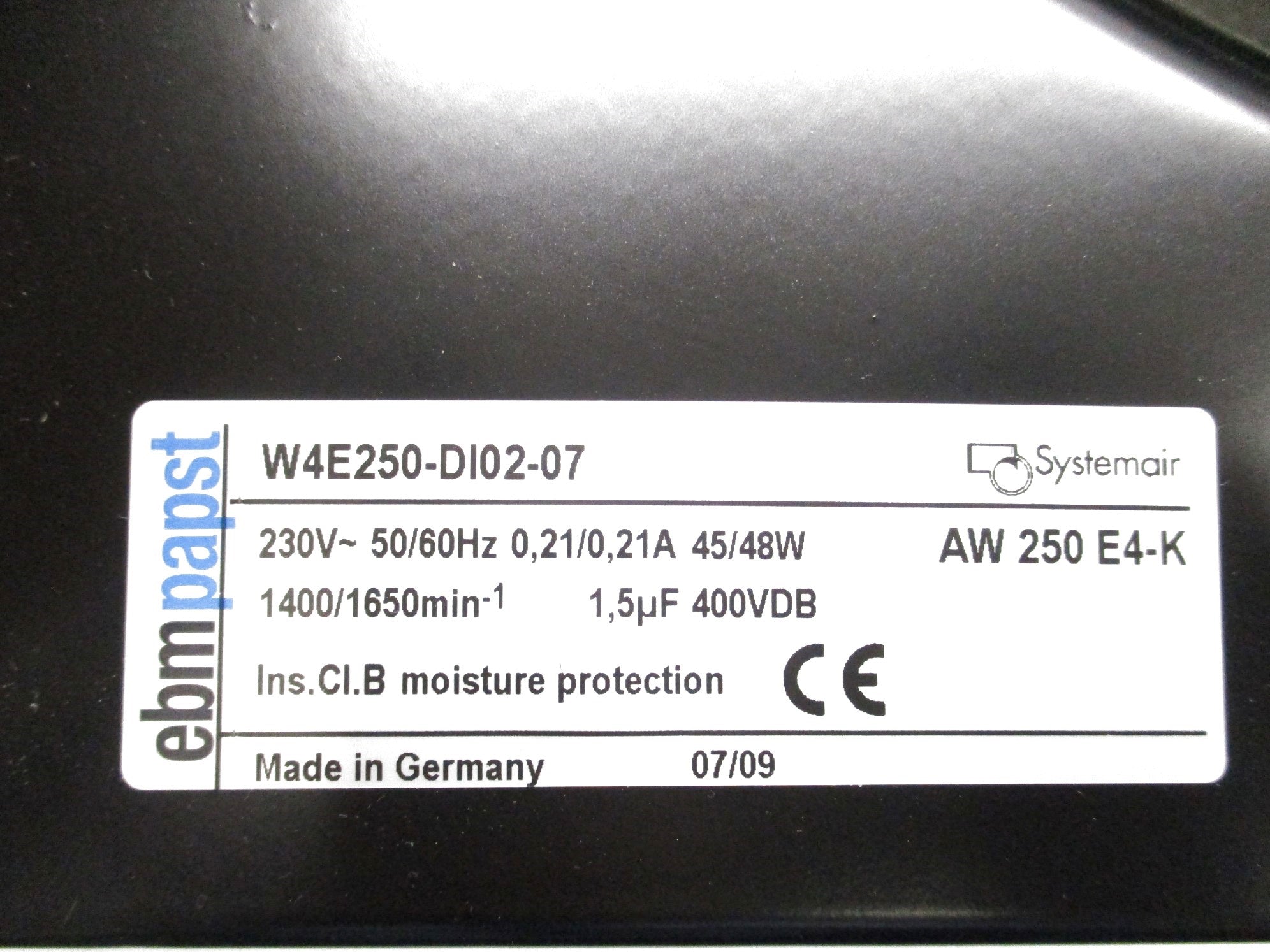 SYSTEMAIR AW250E4-K NSNP
