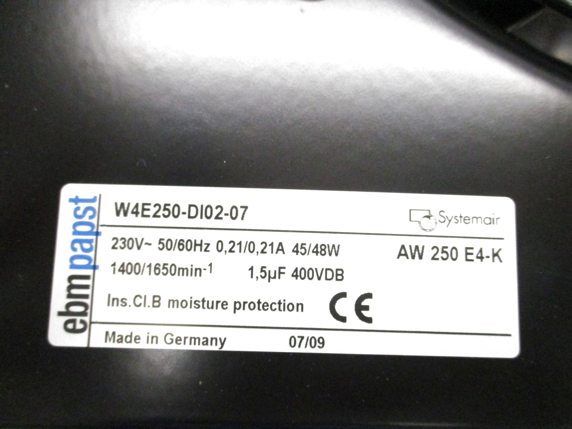 SYSTEMAIR AW250E4-K NSMP