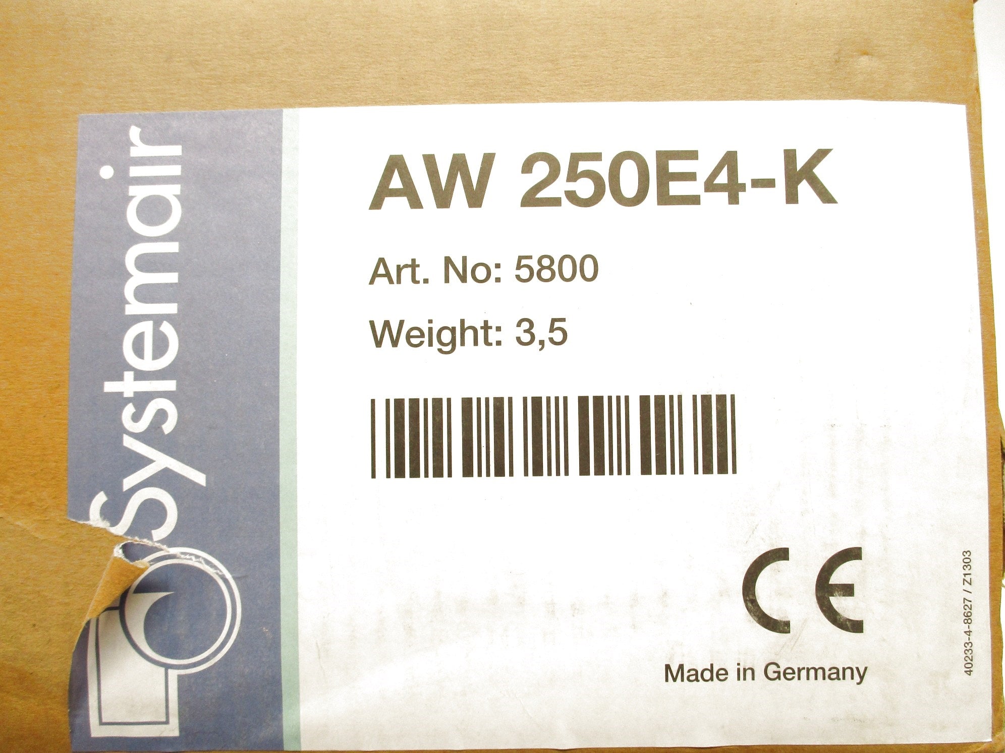 SYSTEMAIR AW250E4-K NSMP