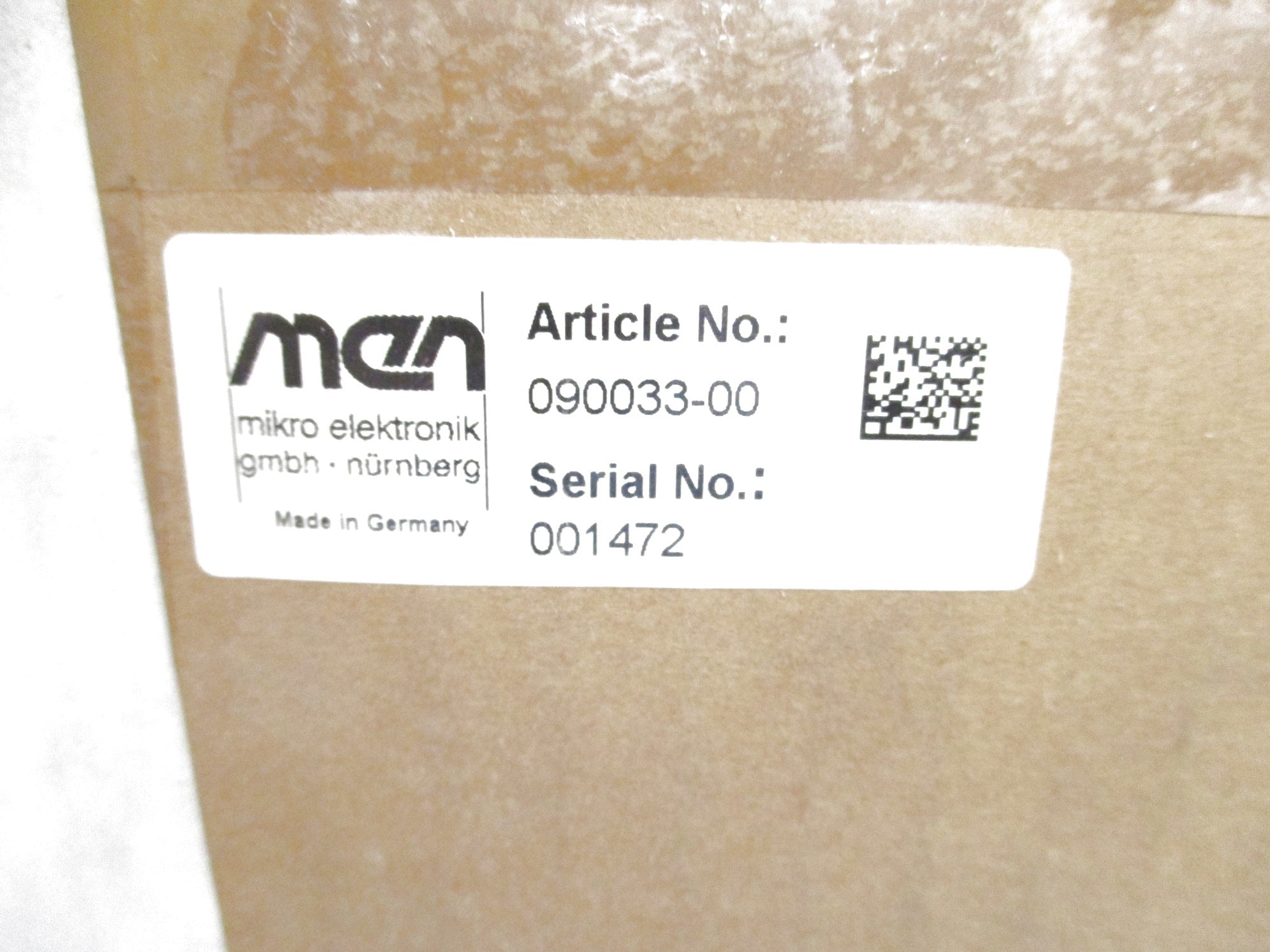 MIKRO ELETRONIK 090033-00 NSMP
