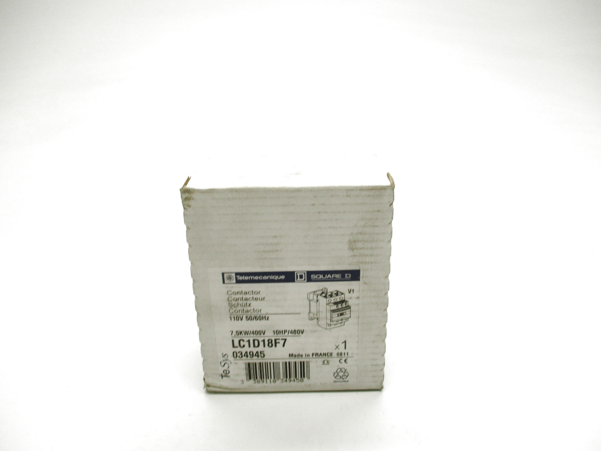 TELEMECANIQUE LC1D18F7 110V NSFS