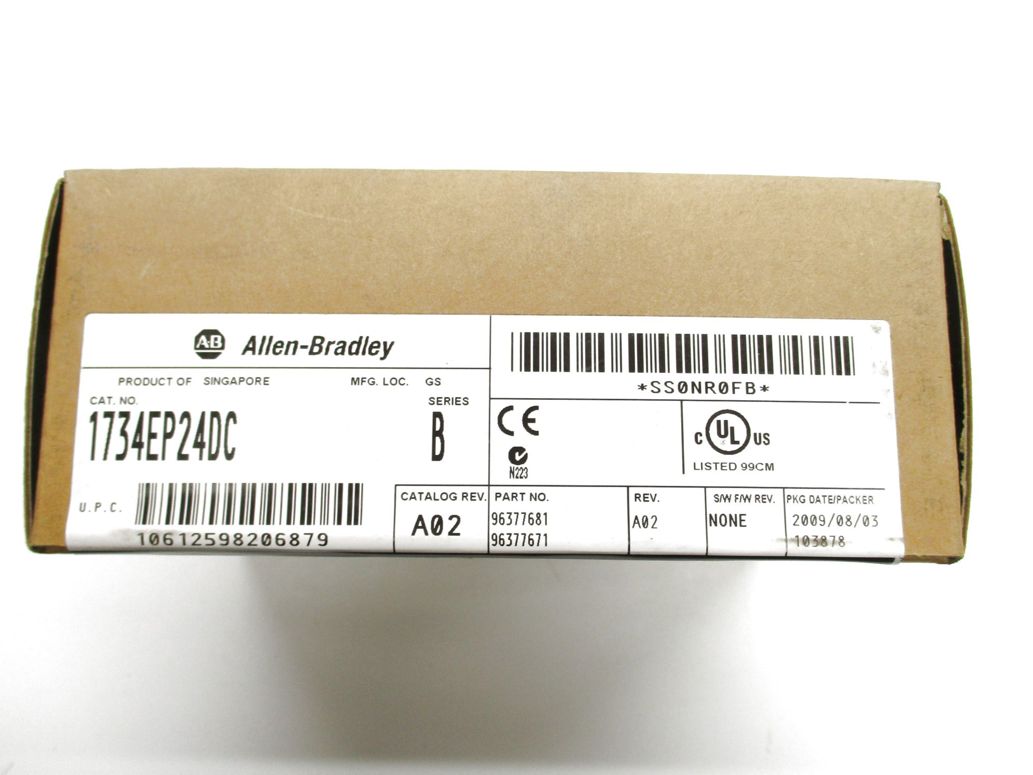 ALLEN BRADLEY 1734-EP24DC SER. B DATE: 2009 NSFS