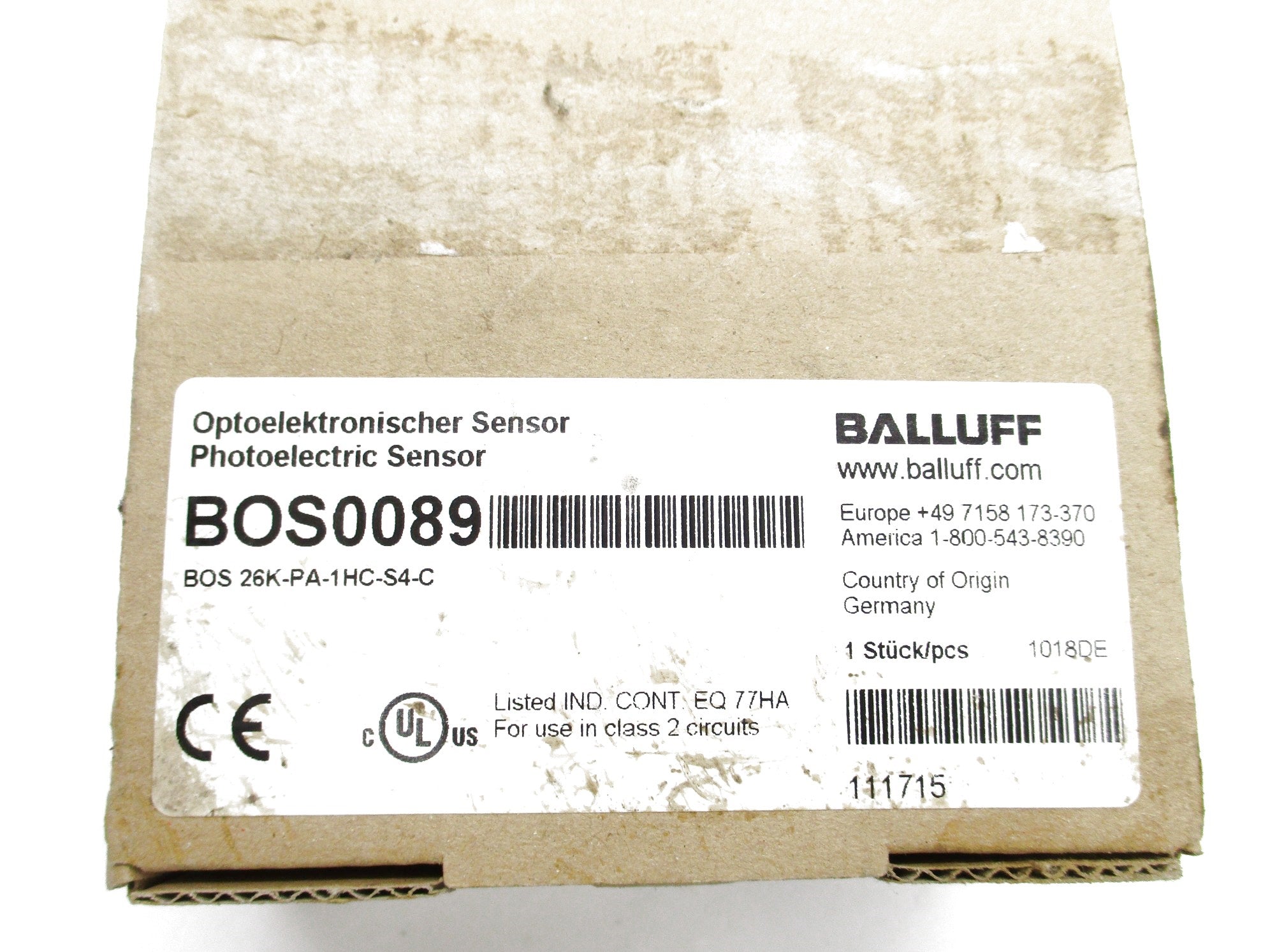 BALLUFF BOS26K-PA-1HC-S4-C BOS0089 10-30VDC NSMP