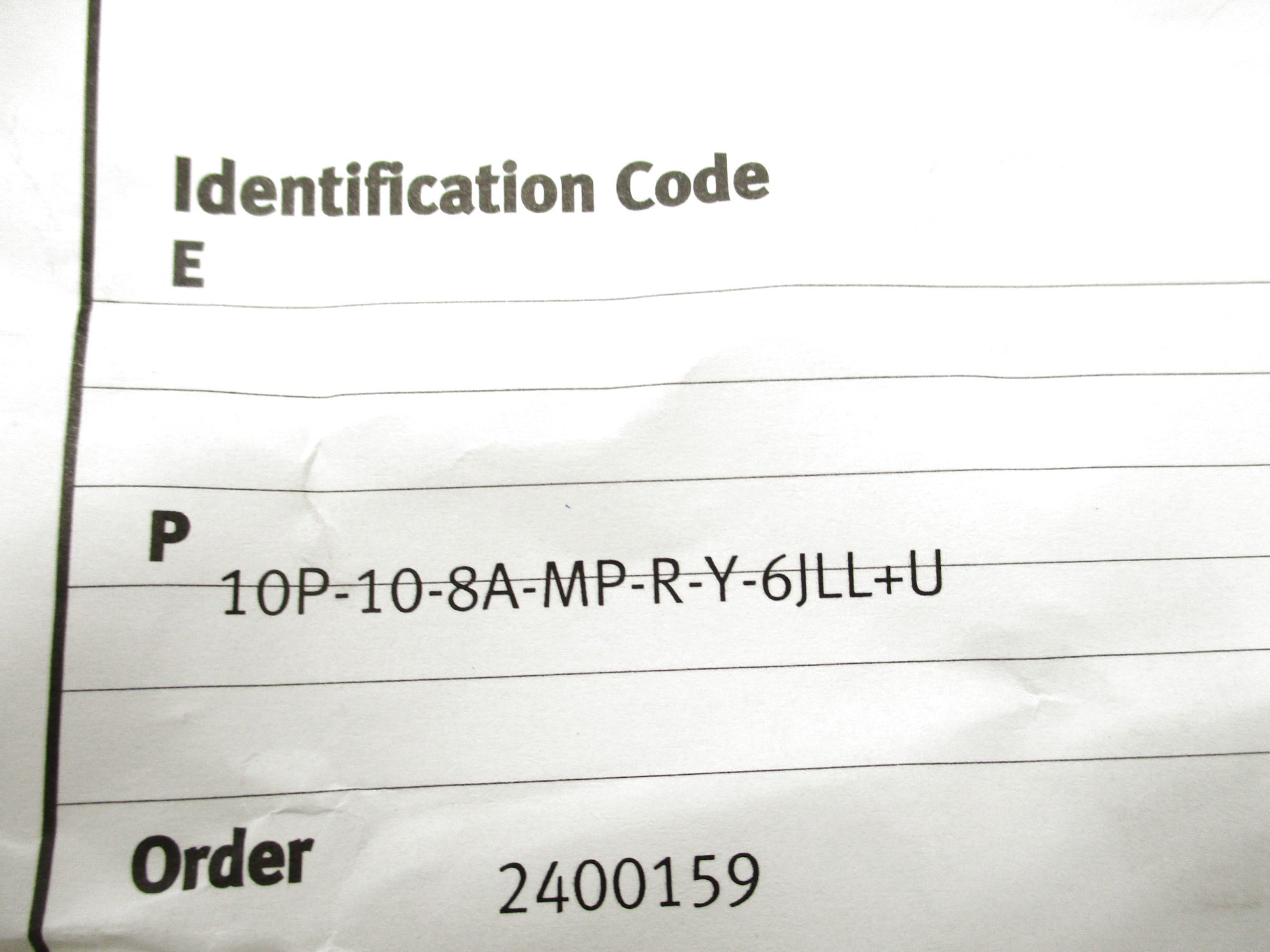 FESTO CPV10-VI-10P-10-8A-MP-R-Y-6JLL+U NSNP