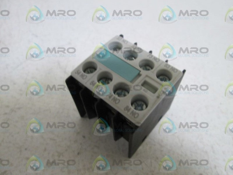 SIEMENS AUX. CONTACT 3RH1911-1FA40 *NEW NO BOX*