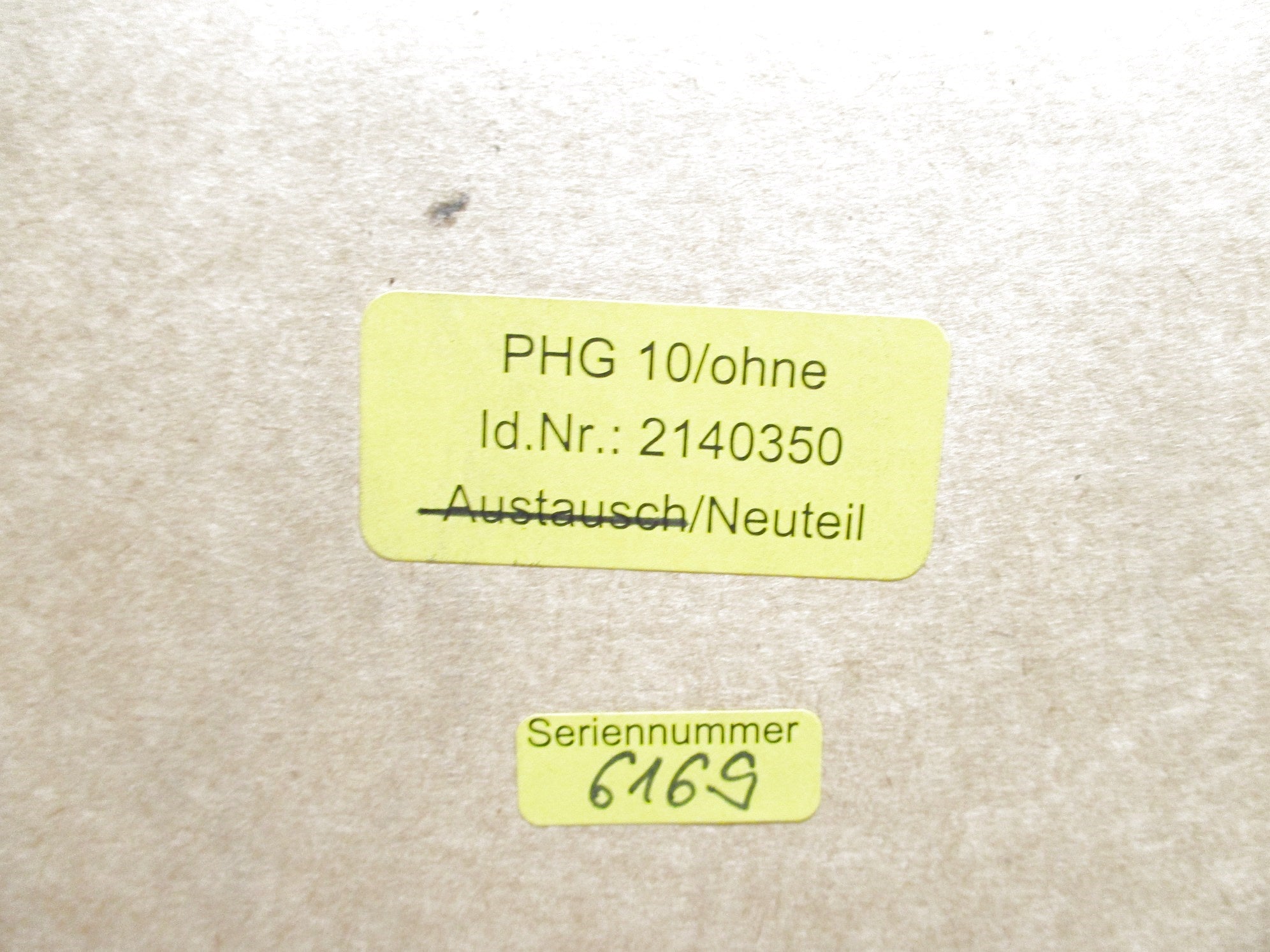 REIS ROBOTICS 2140350 PHG10 (NO KEY) NSMP