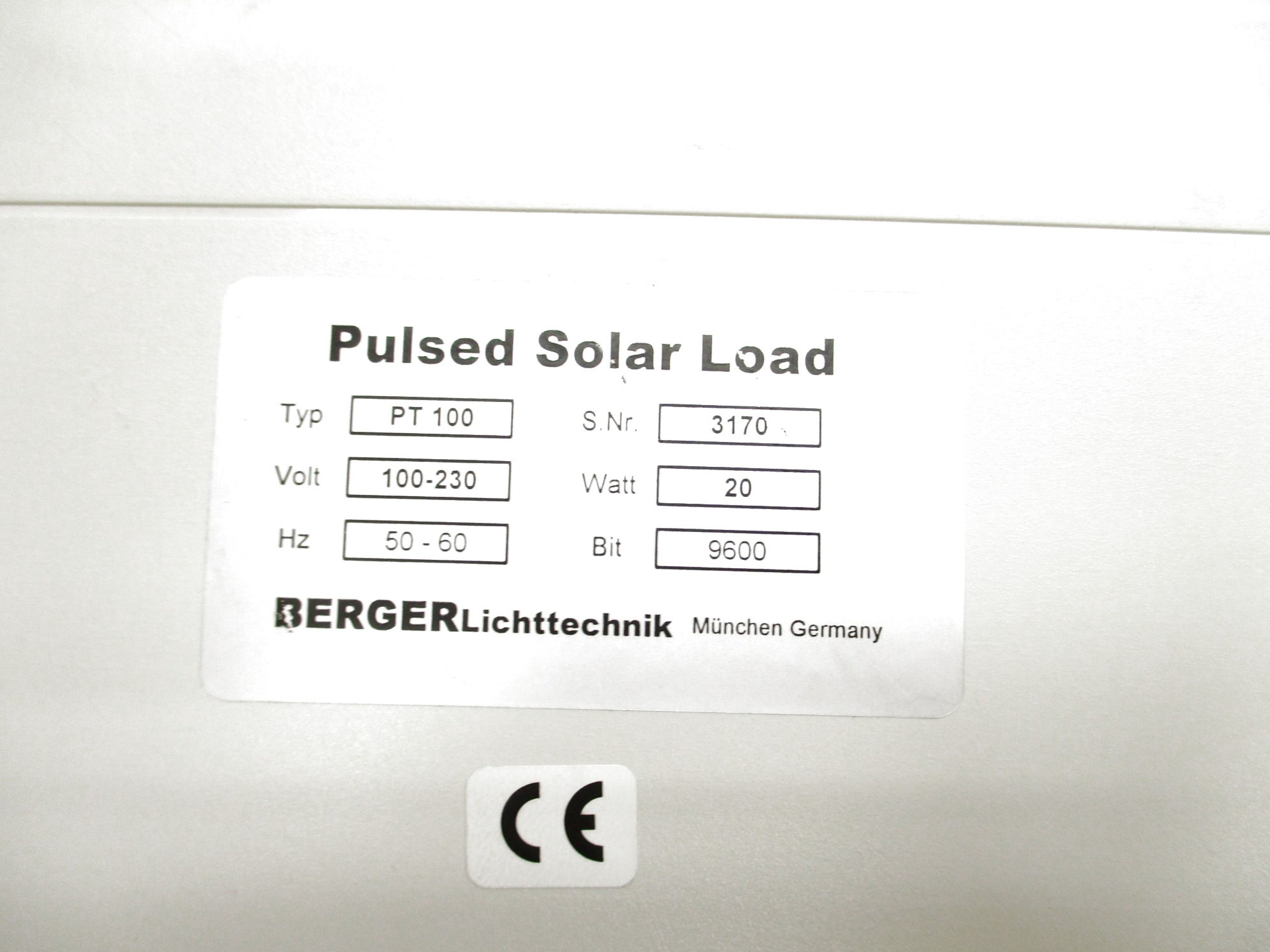 BERGER PT100 (REPAIRED) UNMP