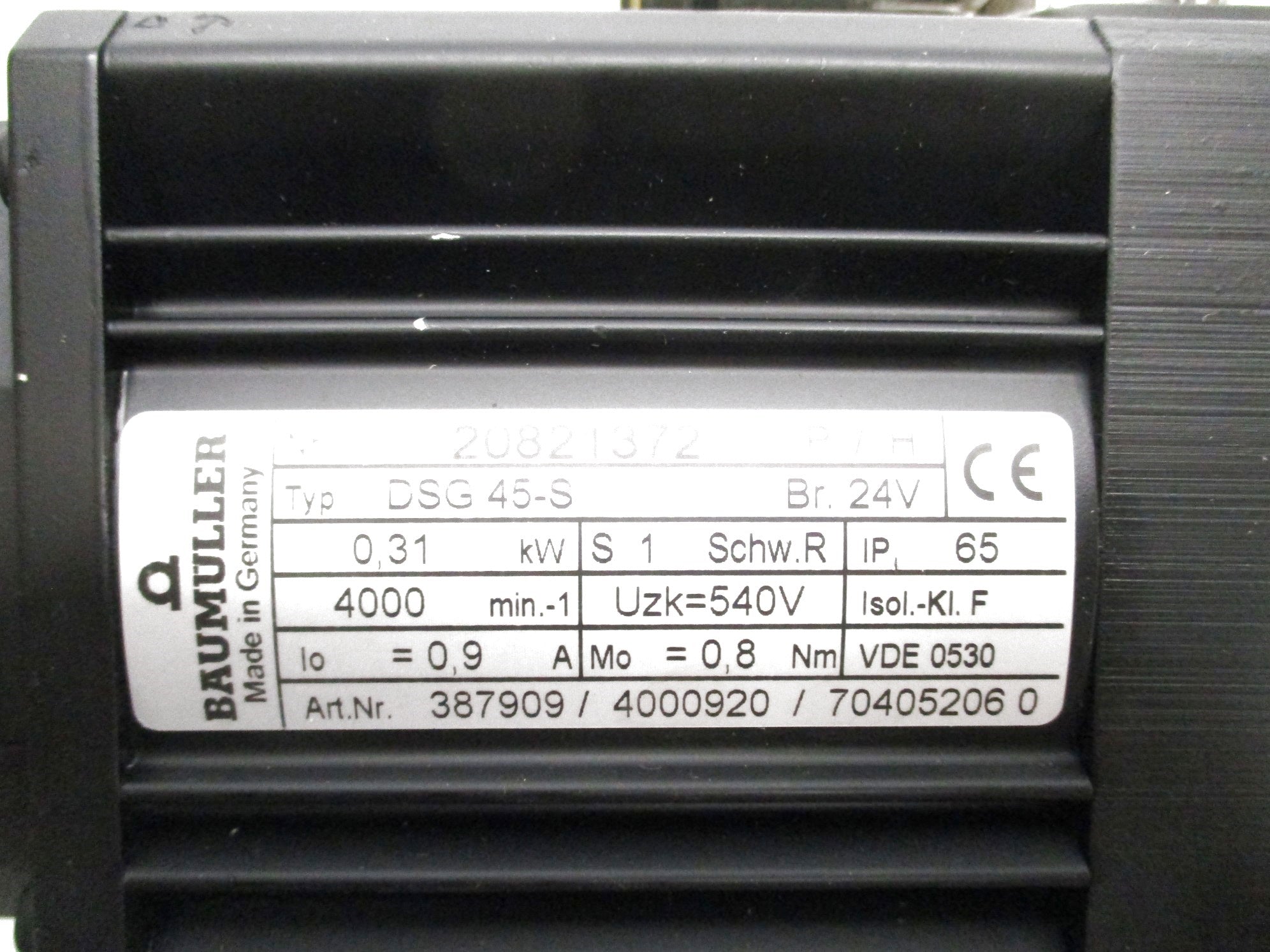 BAUMULLER DSG45-S 20821372 UNMP