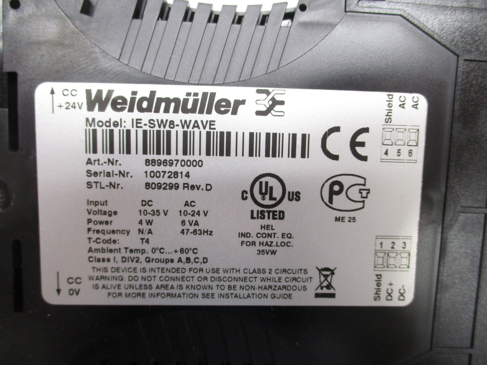 WEIDMULLER IE-SW8-WAVE NSMP
