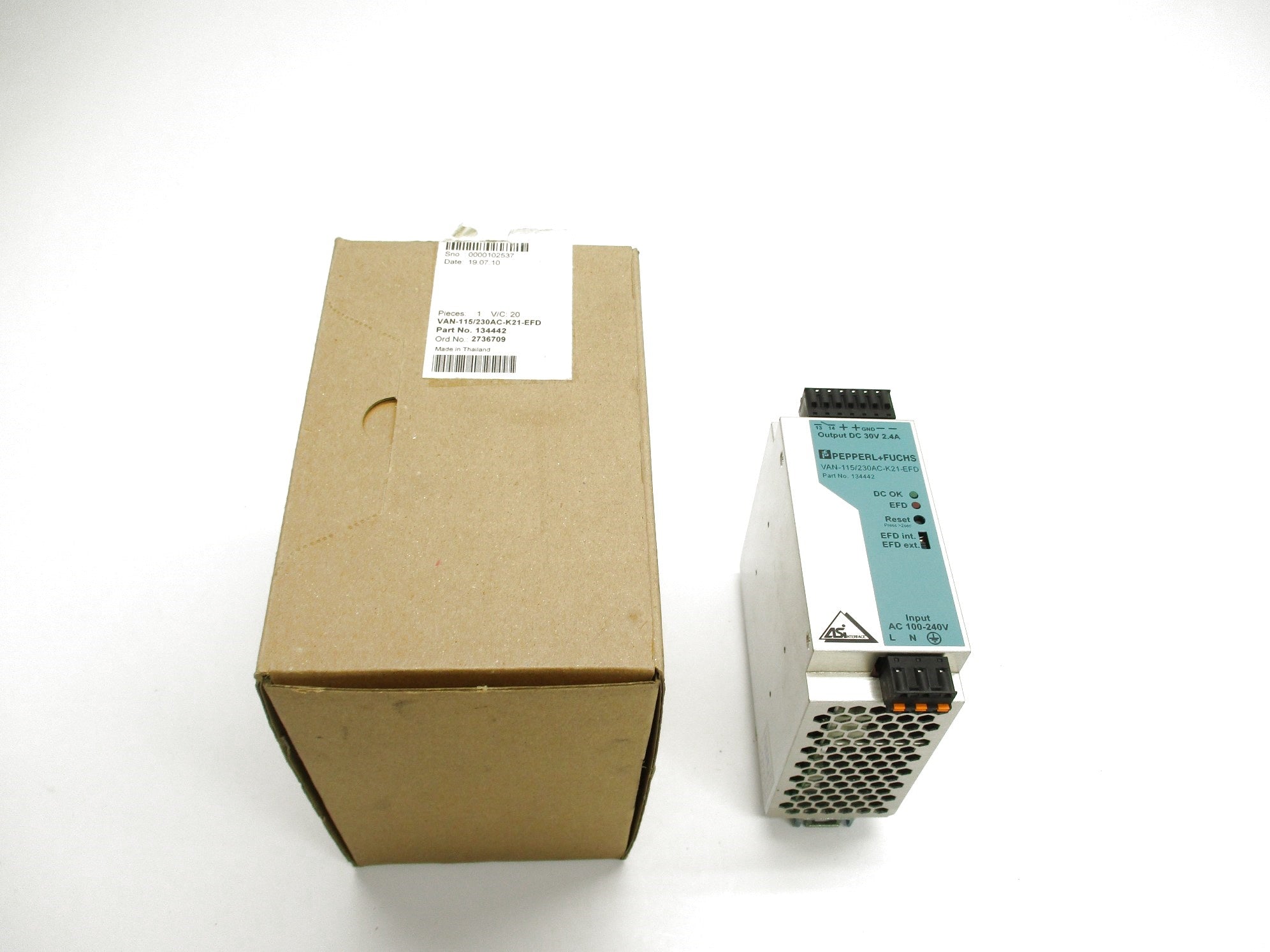 PEPPERL+FUCHS VAN-115/230AC-K21-EFD NSMP