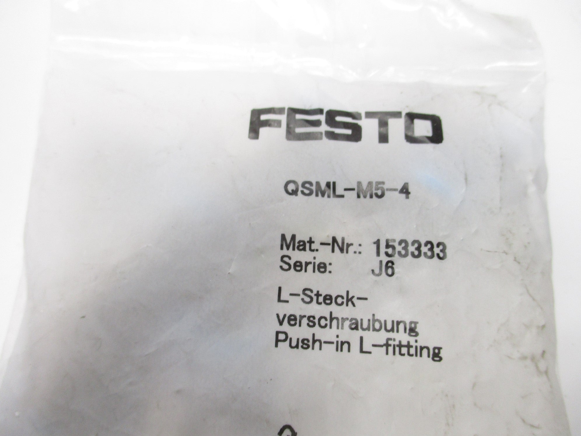 FESTO QSML-M5-4 (PKG OF 10) NSMP