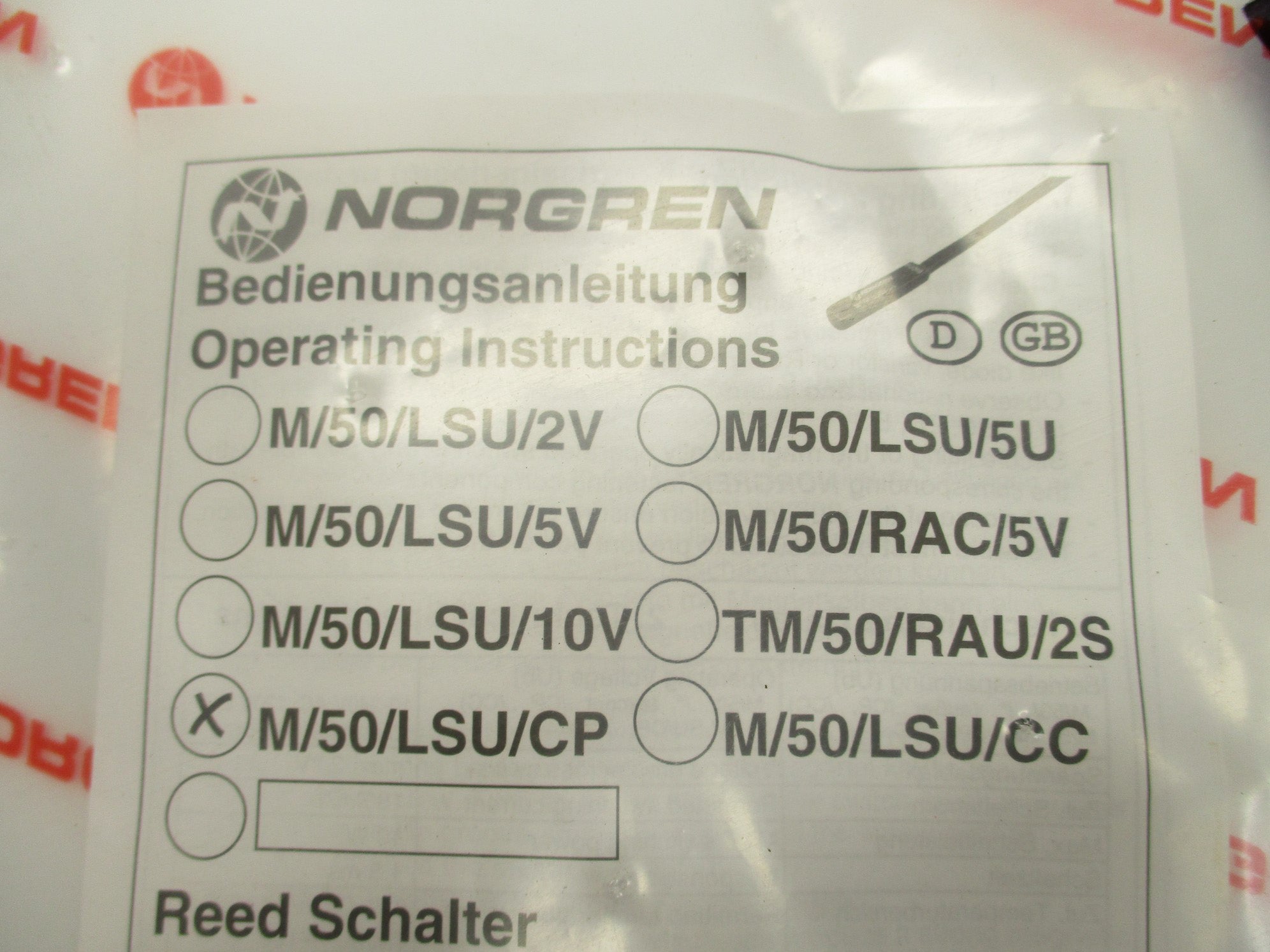 NORGREN M/50/LSU/CP NSMP