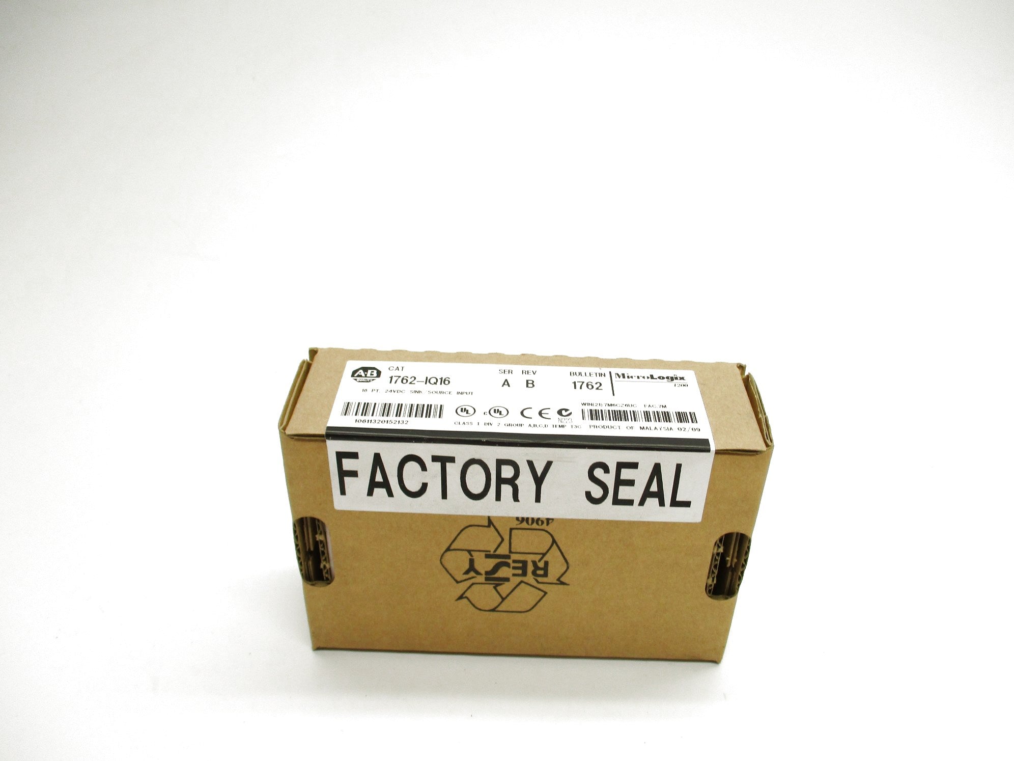 ALLEN BRADLEY 1762-IQ16 SER. A DATE: 2009 NSFS