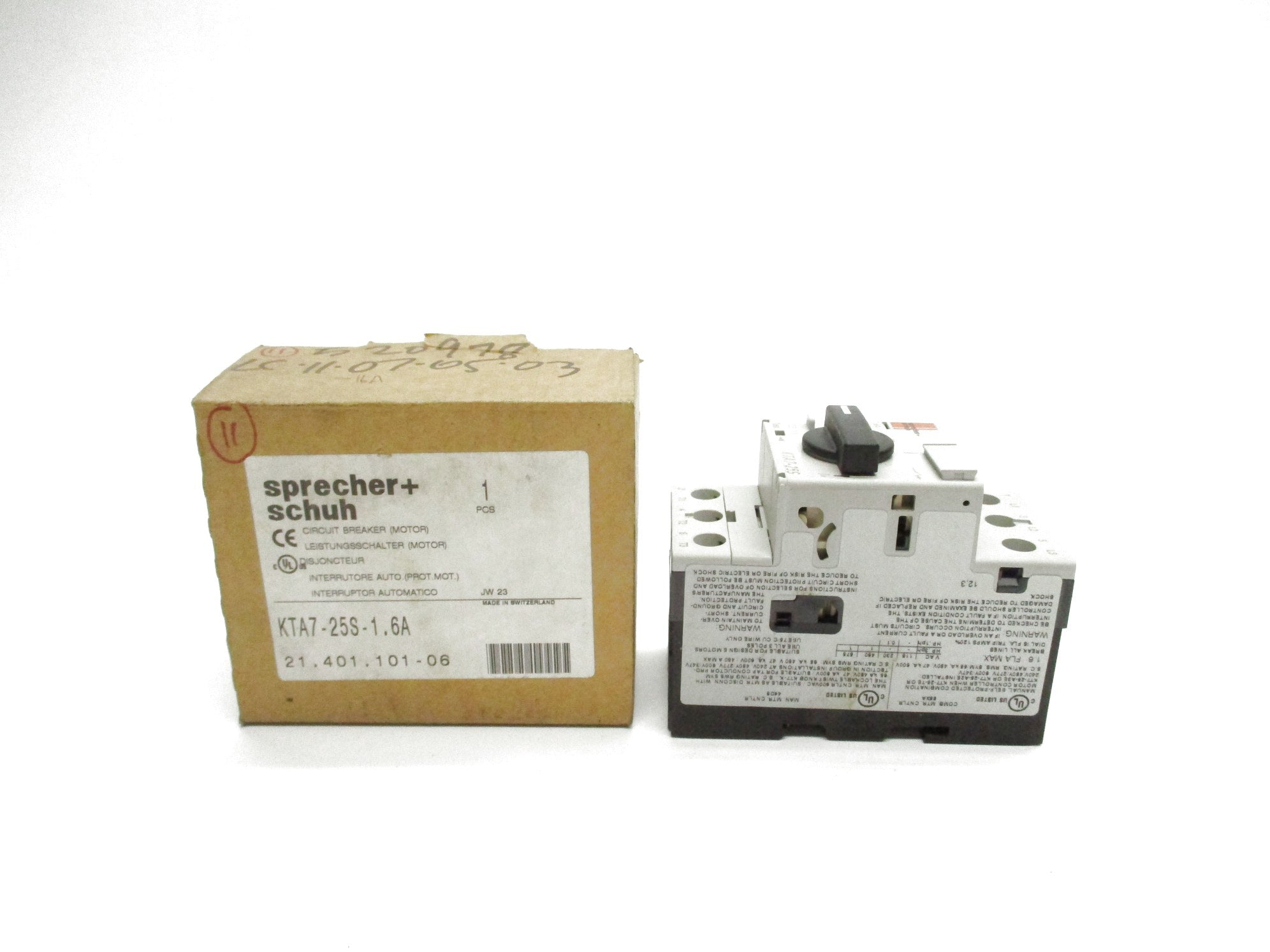SPRECHER+SCHUH KTA7-25S-1.6A 690V 1.0-1.6A NSMP