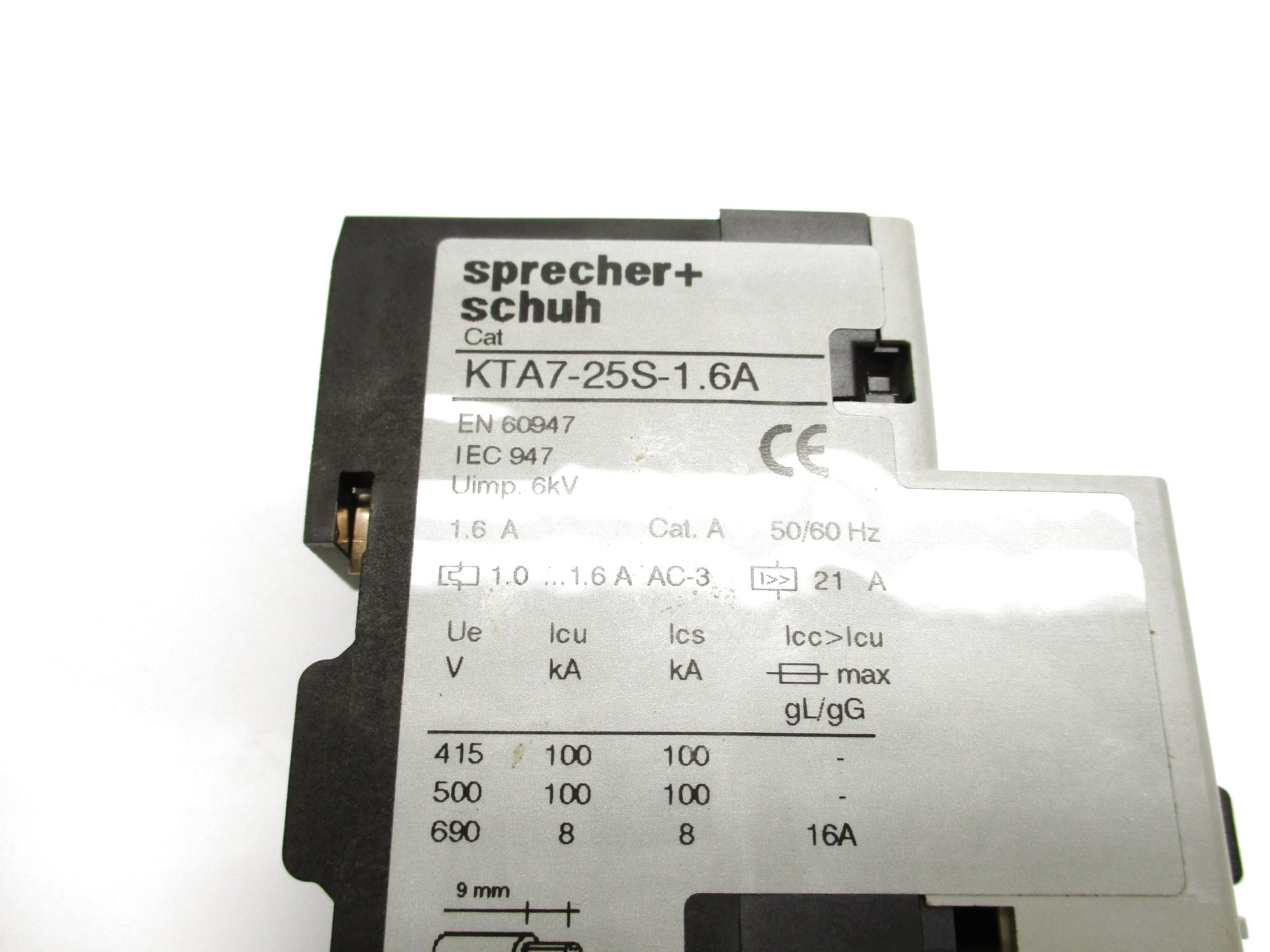SPRECHER+SCHUH KTA7-25S-1.6A 690V 1.0-1.6A NSMP