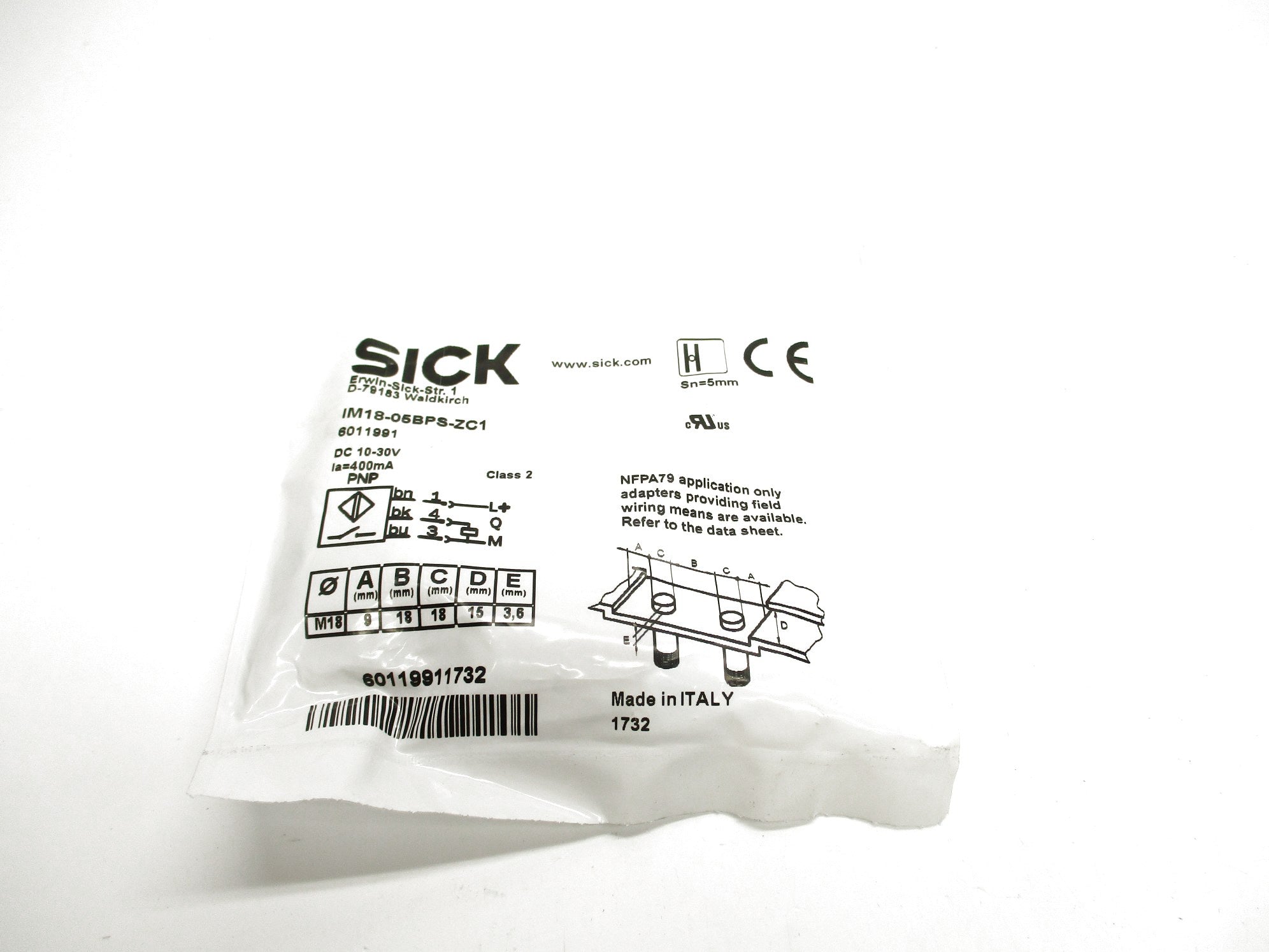 SICK IM18-05BPS-ZC1 NSMP
