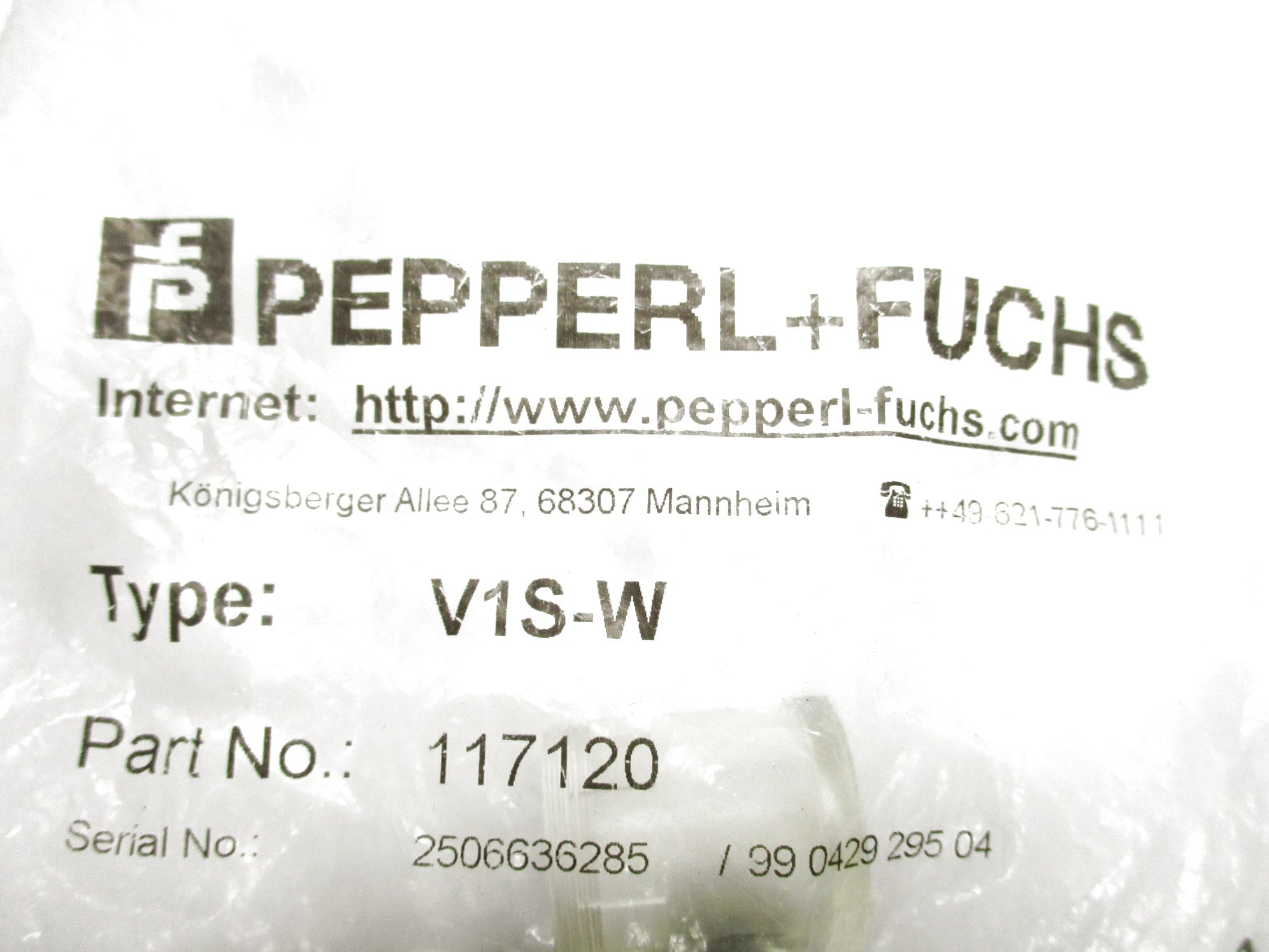 PEPPERL+FUCHS V1S-W NSMP
