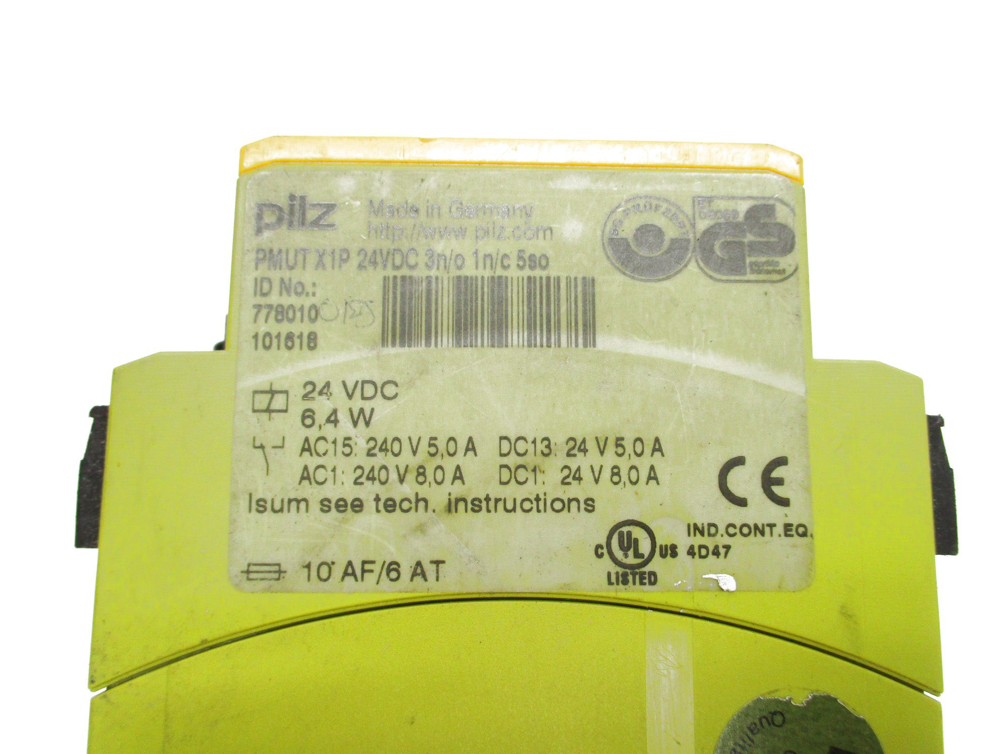 PILZ PMUT-X1P-24VDC-3NO-1NC-5SO UNMP