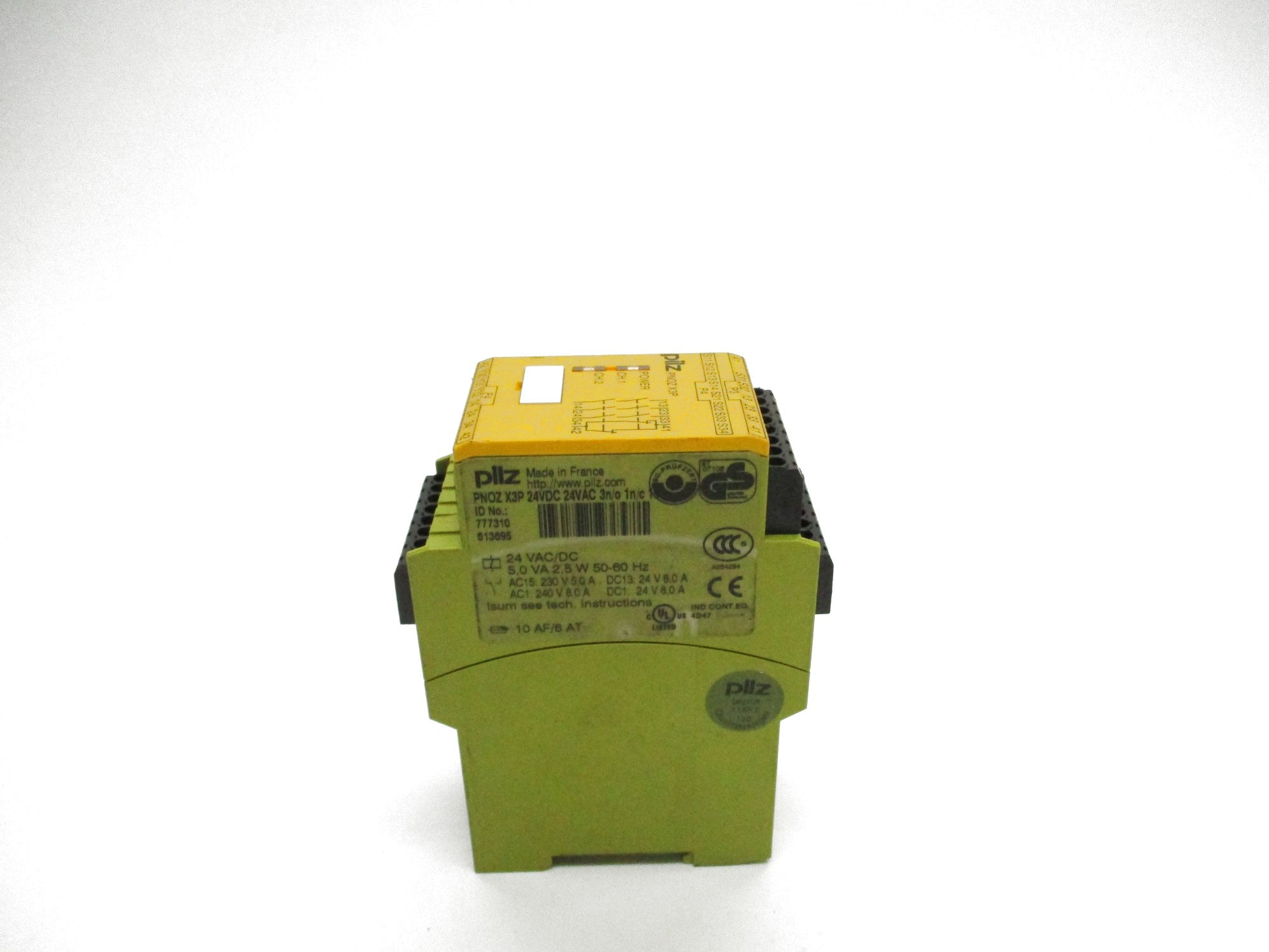 PILZ PNOZ-X3P-24VDC-24VAC-3N/O-1N/C-1SO 24VAC/DC 6A UNMP