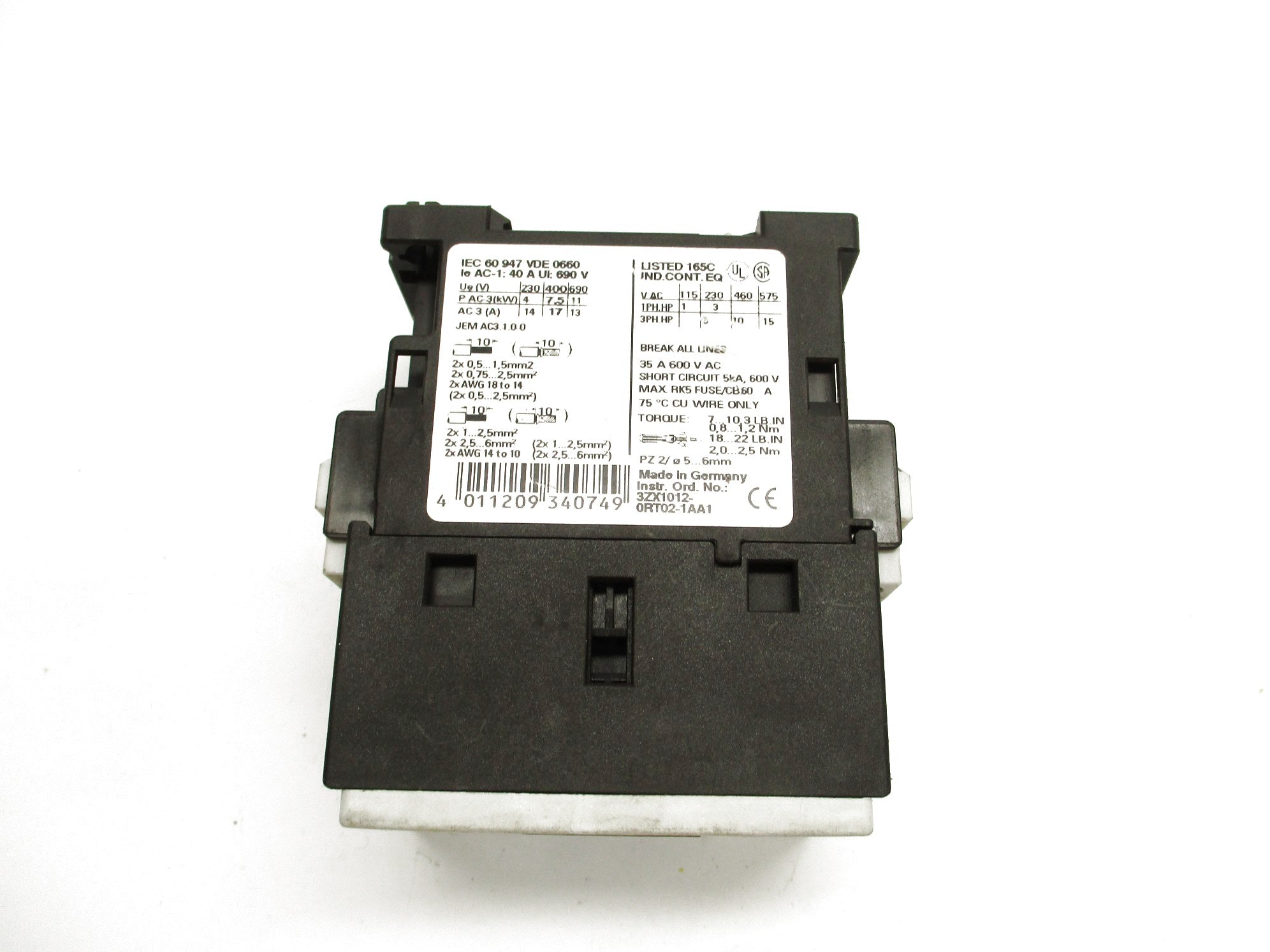 SIEMENS 3RT1025-1AD00 42V NSNP