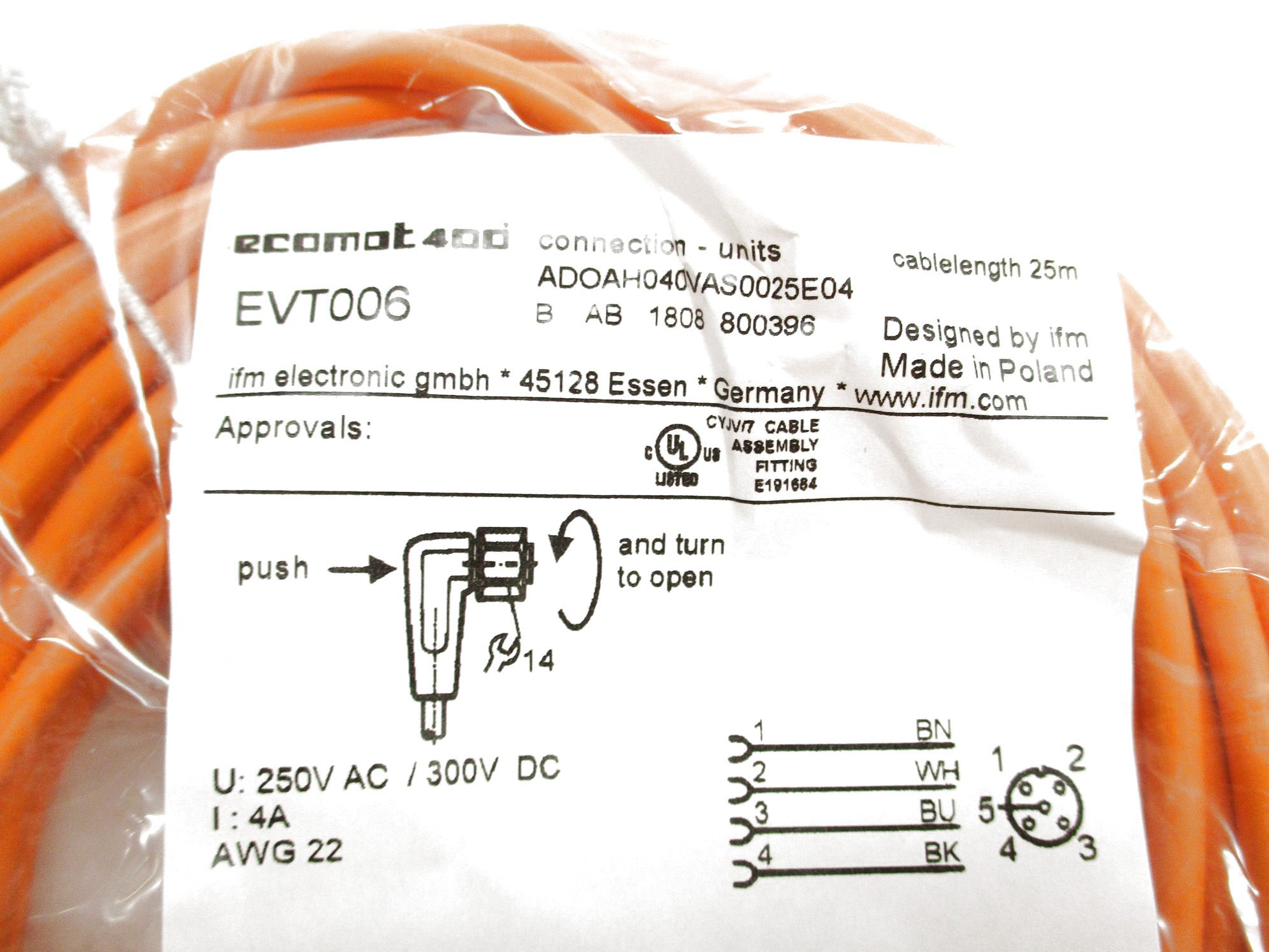 IFM EFECTOR EVT006 NSMP