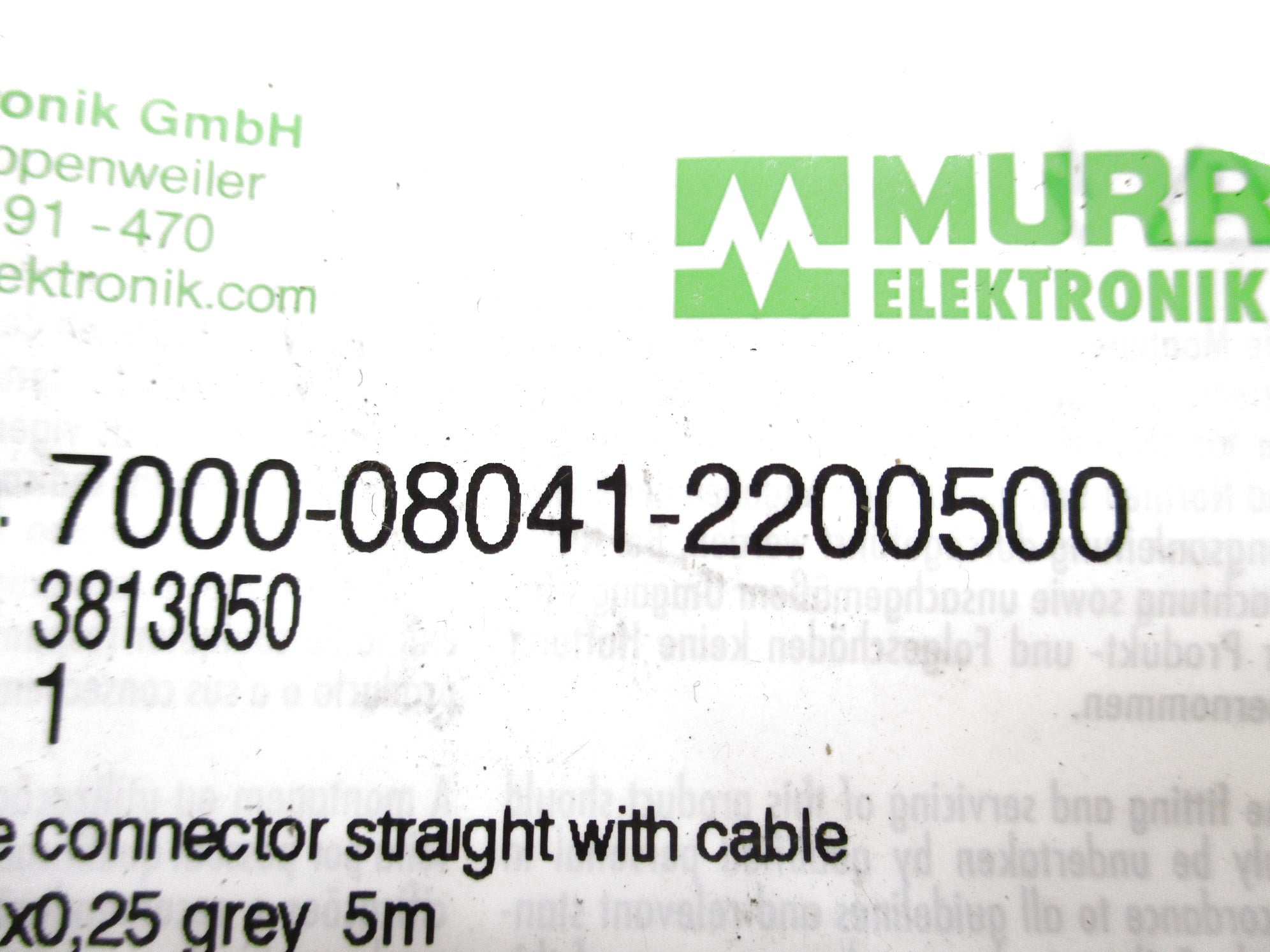MURR ELEKTRONIK 7000-08041-2200500 NSNP